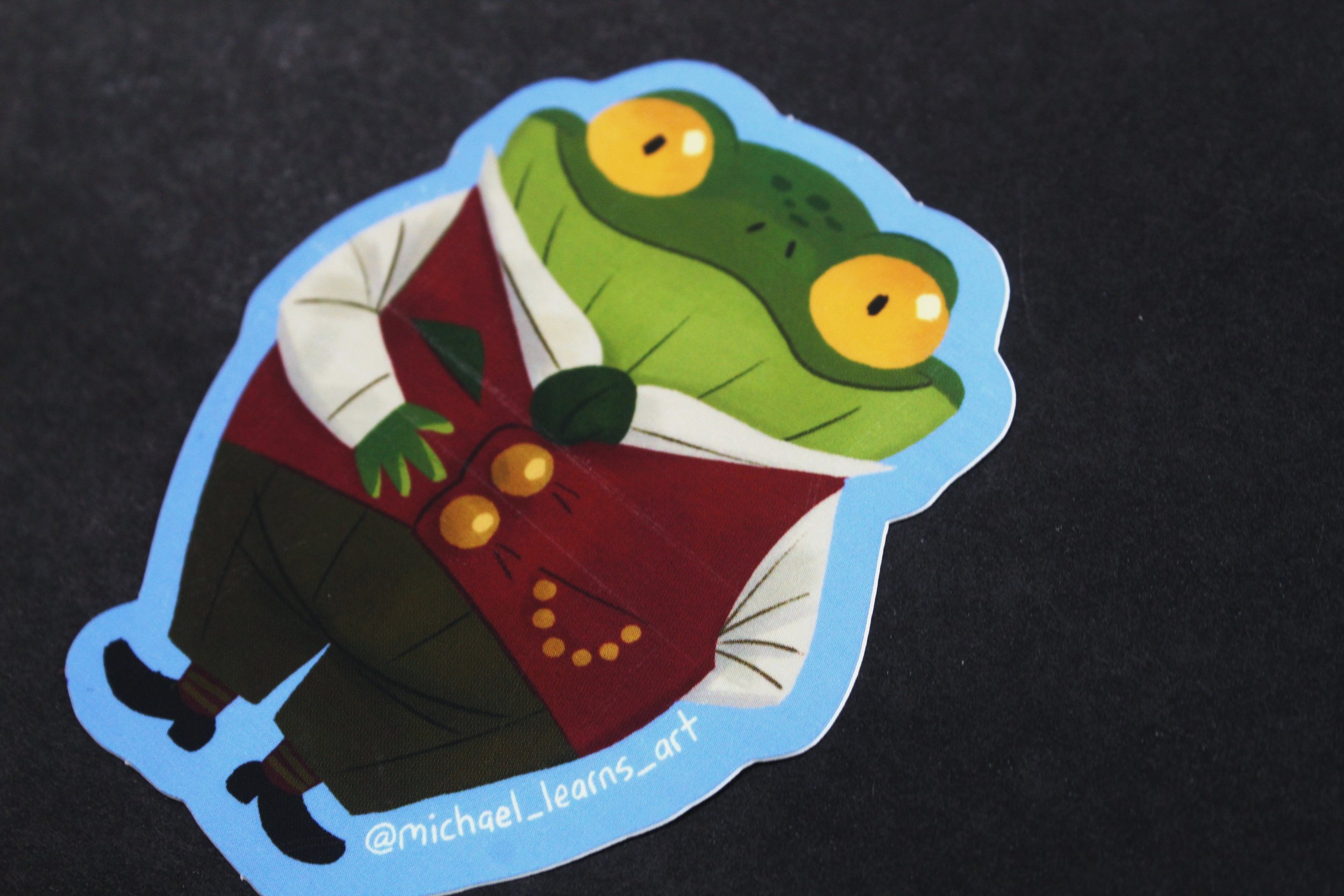Mr. Toad Sticker — Michael Vallado