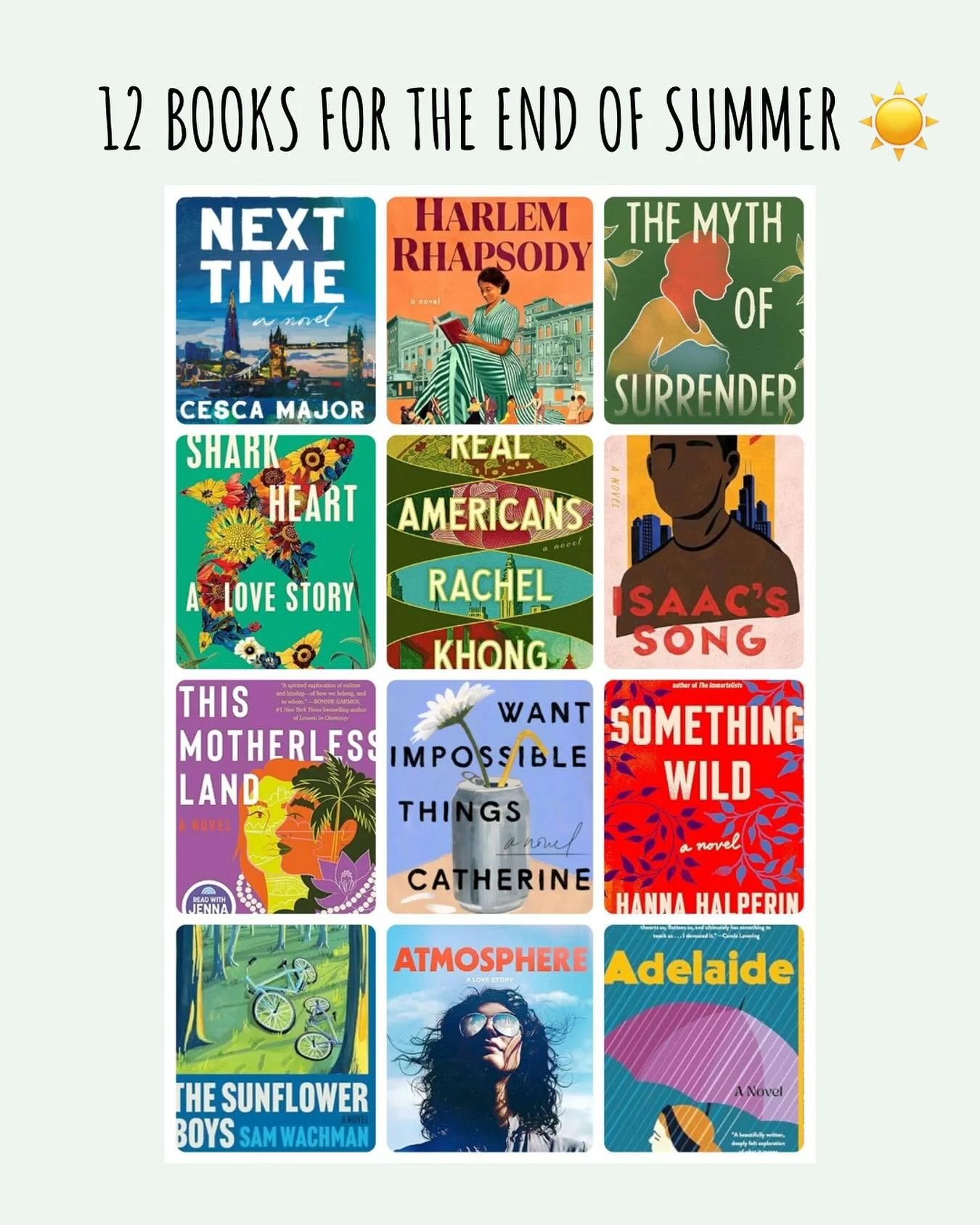 Cont&rsquo;d in comments 

🌍 Atmosphere by Taylor Jenkins Reid ✅ Perfect for: readers fascinated by NASA and space exploration, those who love stories about ambitious women breaking barriers, and anyone who wants a love story set against historical 