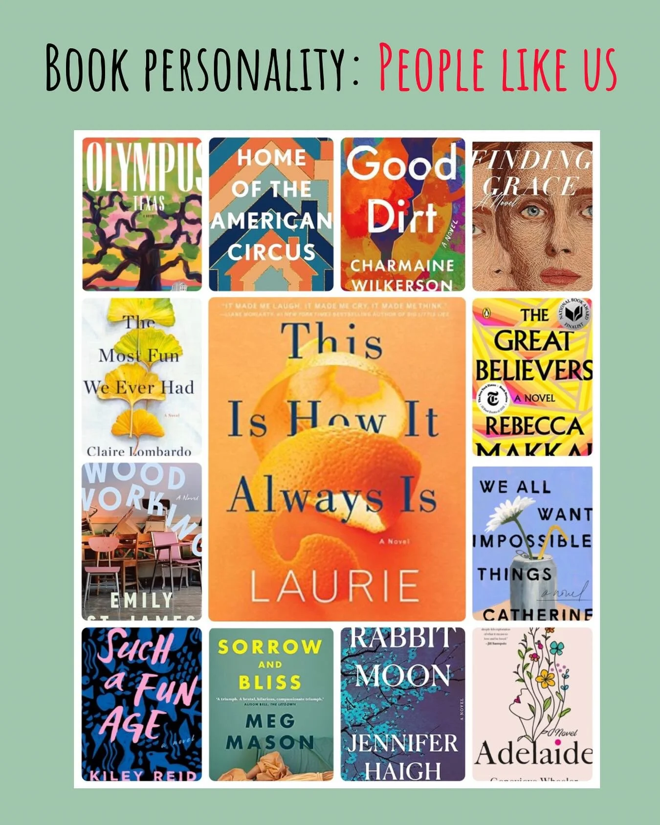 CONT&rsquo;D in comments #whatsyourbook

📘 This Is How It Always Is &ndash; Laurie Frankel ✅Perfect for: Readers who love family stories that encourage conversations about identity, parenting, and acceptance (albeit with humor and heart). 🚫 Not for