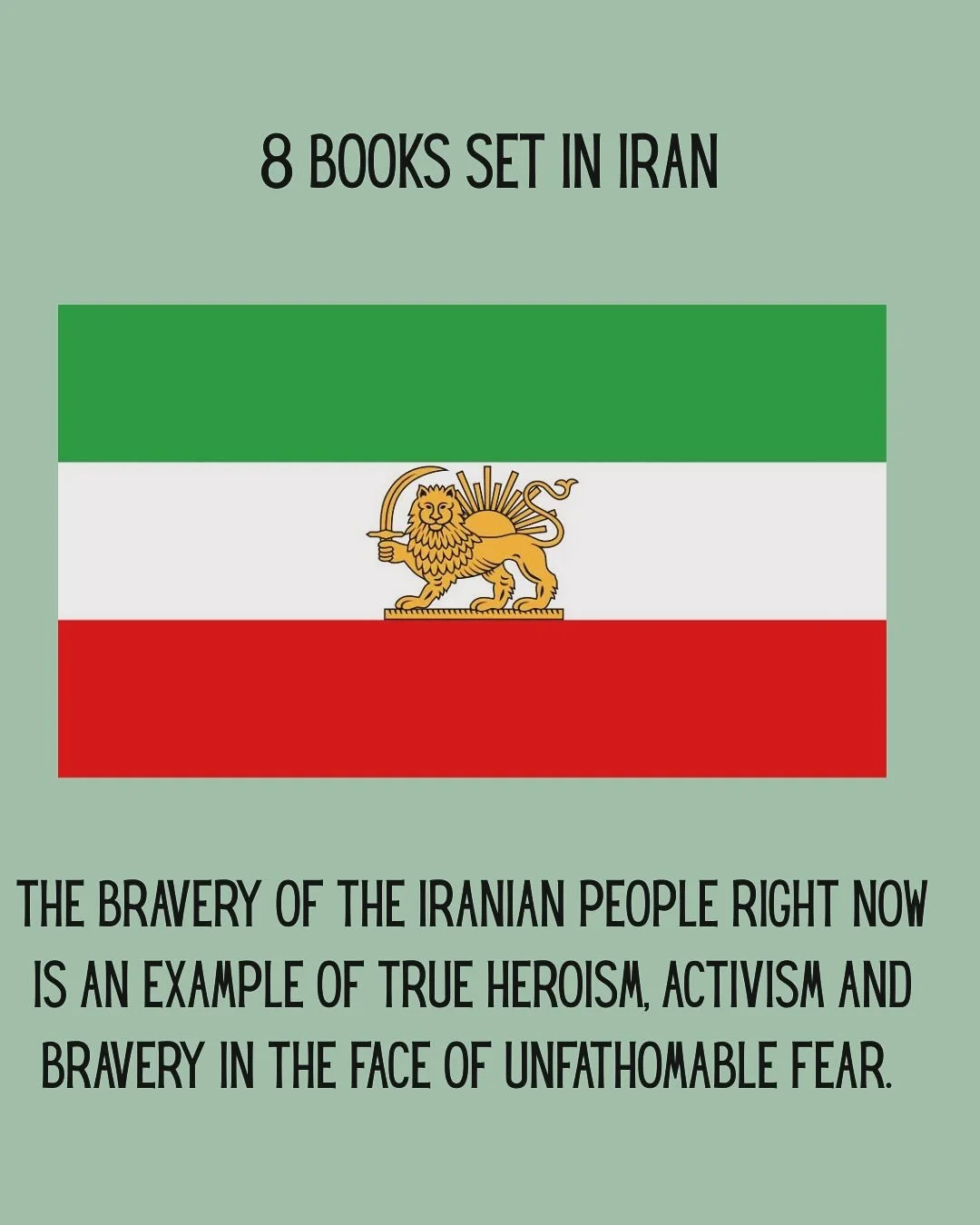 1. The Pre-Revolution Era (1950s &ndash; 1970s)

📕The Stationery Shop by Marjan Kamali (Set during the 1953 coup, the novel captures the &ldquo;old Tehran&rdquo; and a lost era of romance).
&nbsp;&nbsp;&nbsp;&nbsp;
📗The Lion Women of Tehran by Marj