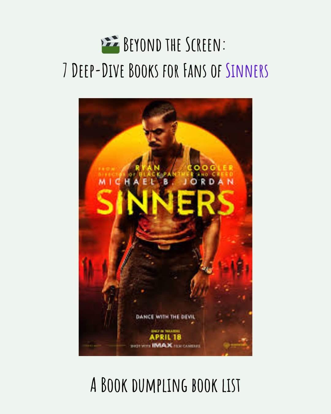 A Sinners Reading List #whatsyourbook 

Bluebird, Bluebird by Attica Locke A Killer Read 🔪 

✔️Perfect For: Rhythmic, haunting mystery with a deep sense of place. 
🚫Not For: &ldquo;Cozy&rdquo; mystery fans; this is gritty rural noir.

Midnight in t