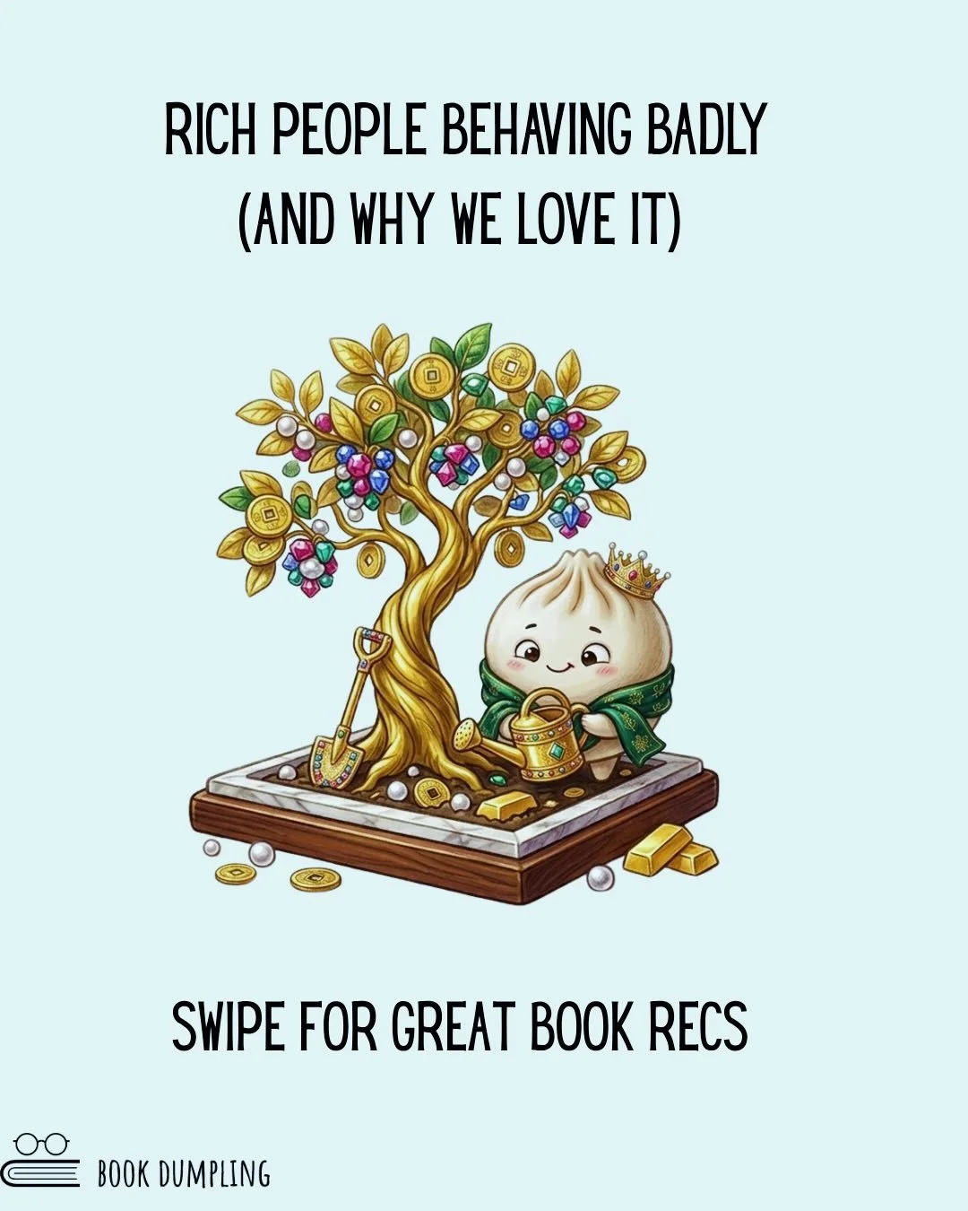 🥂From Shakespeare&rsquo;s groundlings to Logan Roy to your next beach read, rich people behaving badly is a tale as old as Rolex time.

New on Book Dumpling Dispatch: a reading list organized by your reader personality. 

Because not all of us want 