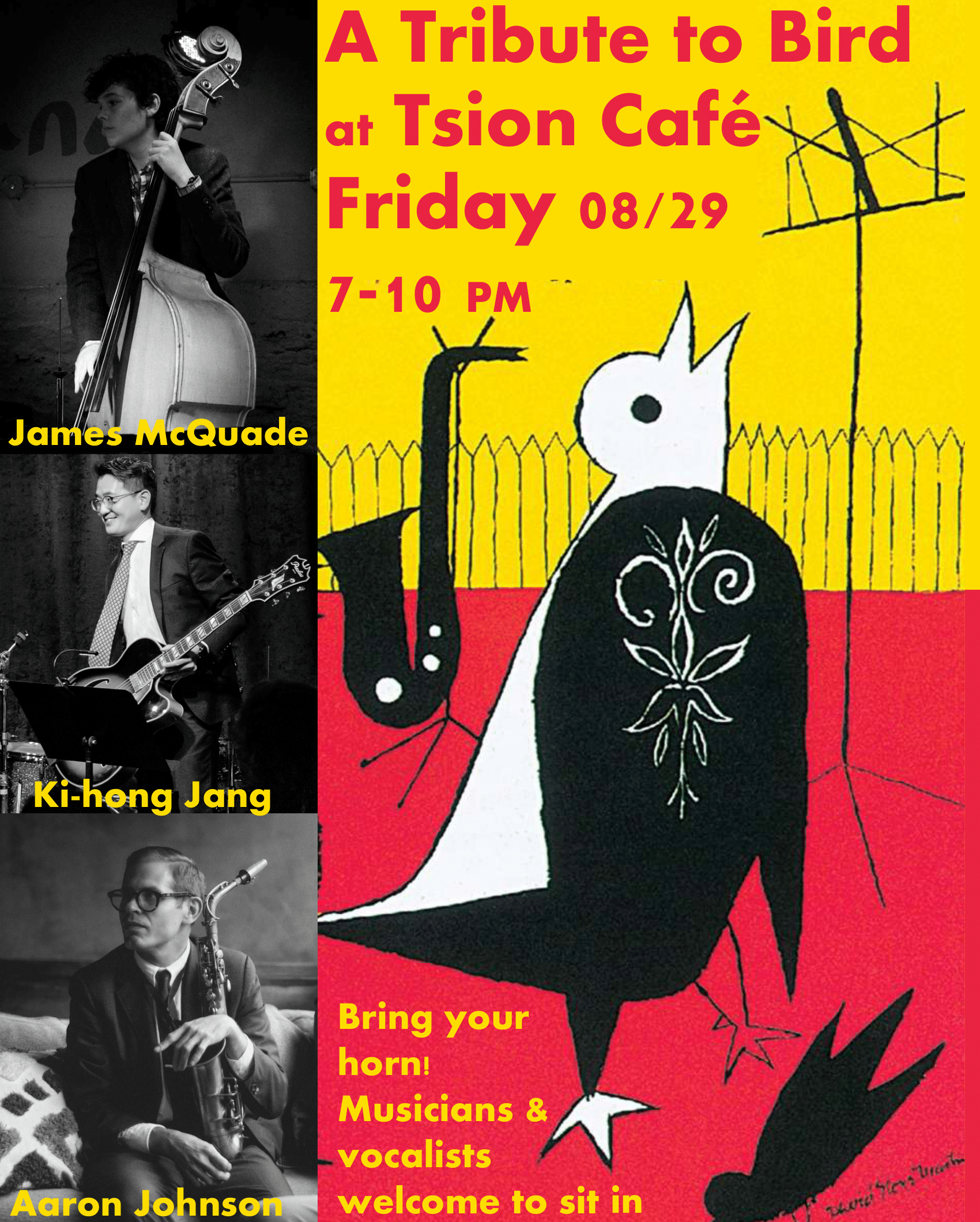 Celebrating Charlie Parker: Live Music 8/29