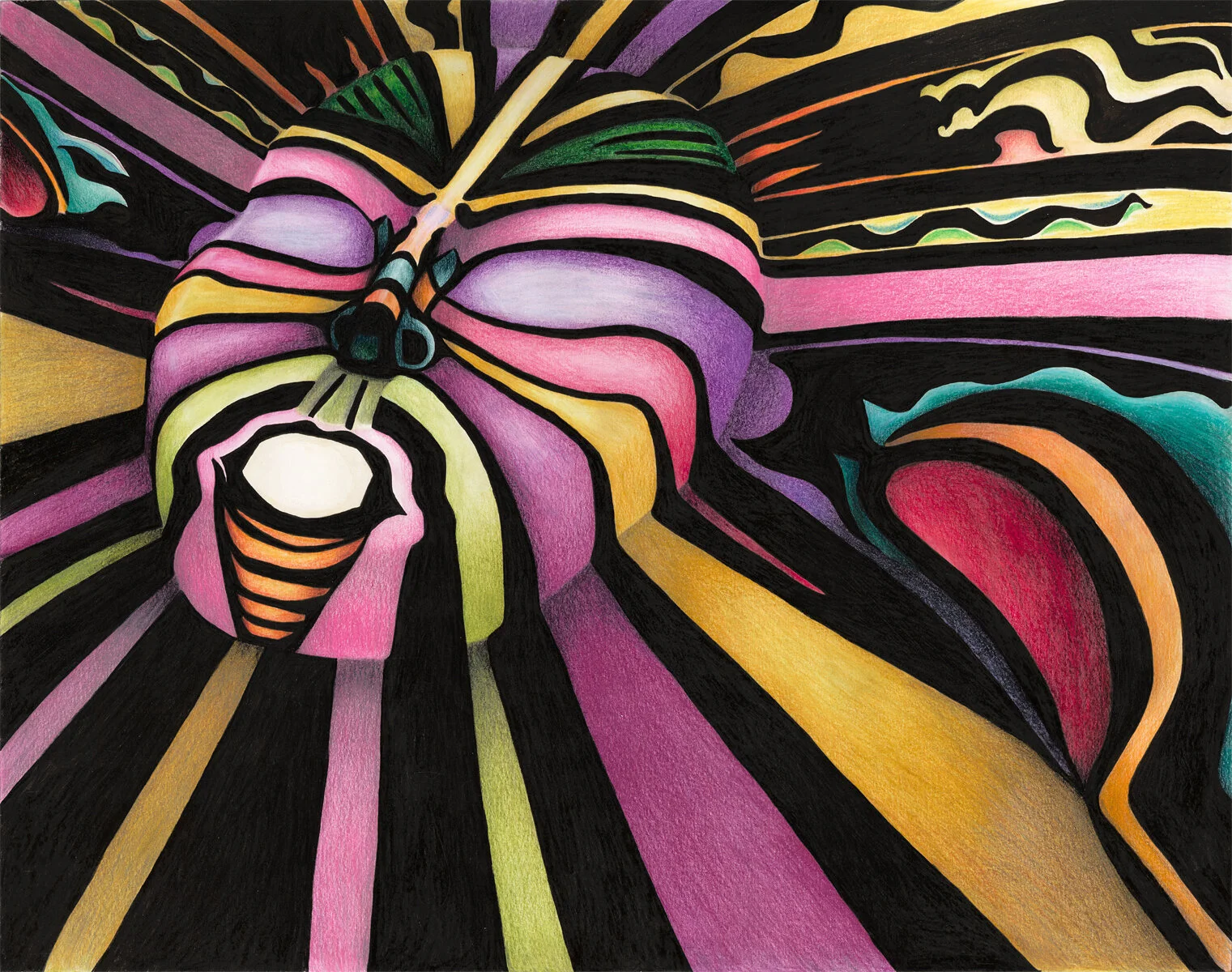 PillheadInk, Watercolor, and Watercolor Pencil on Bristol Board24” x 19”2021