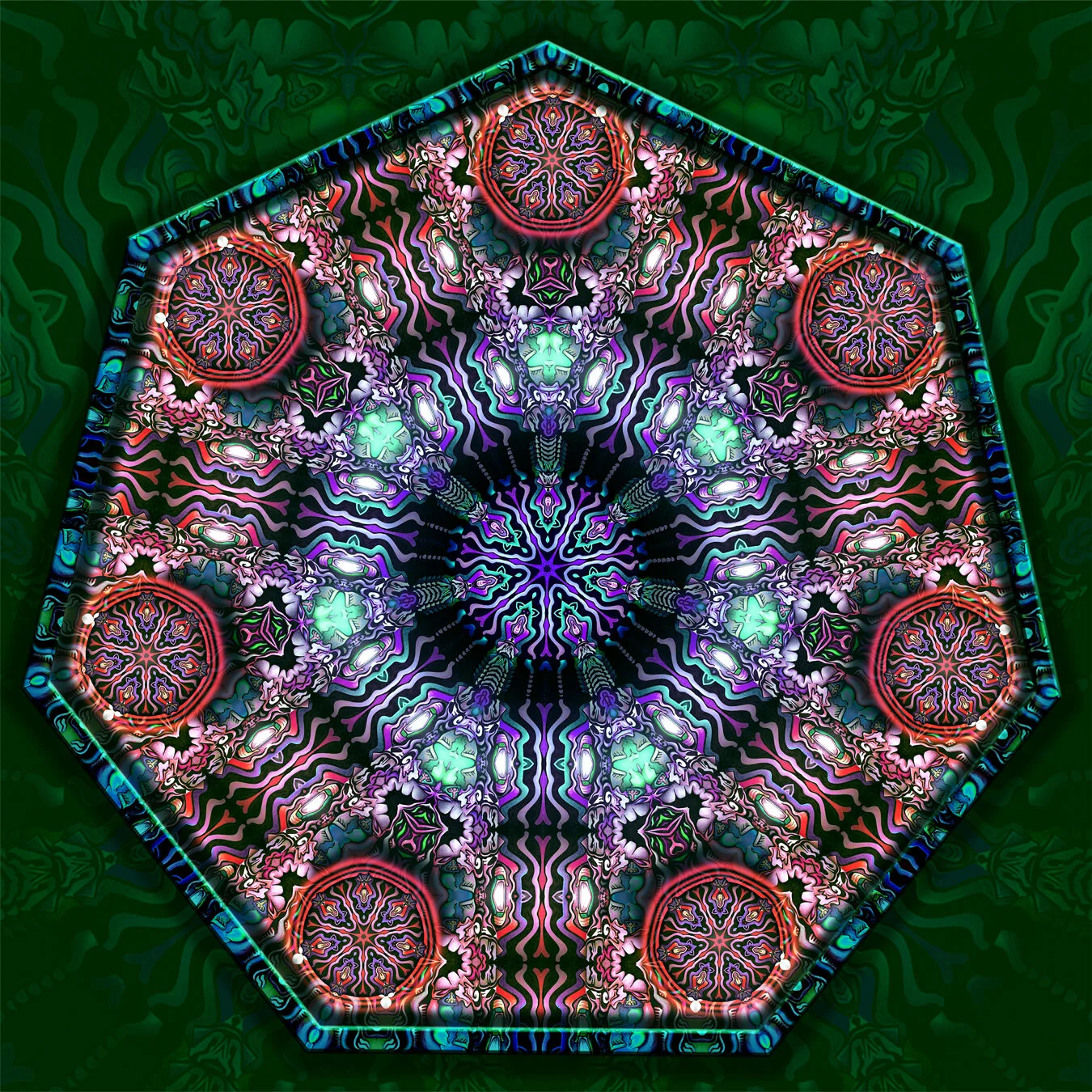 Seven of Disks: FailureDigital Tessellation2021