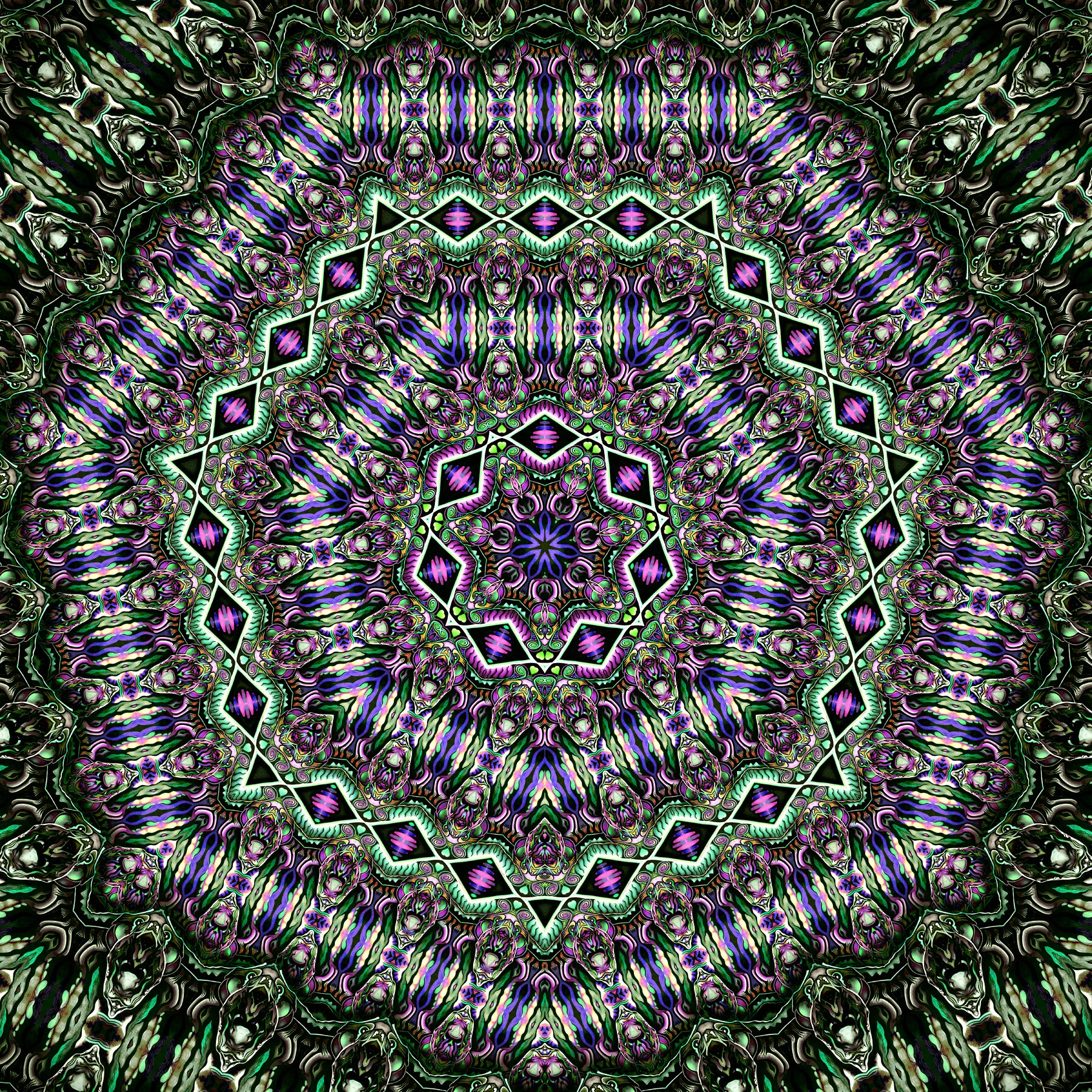 Seven of Wands: ValorDigital Tessellation2021