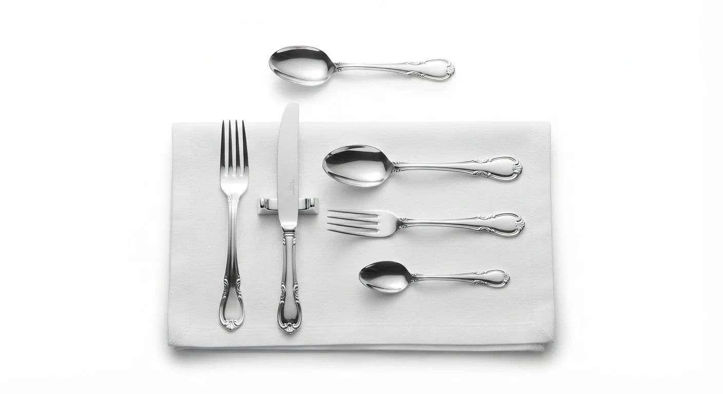 Vintage and antique silverware and flatware