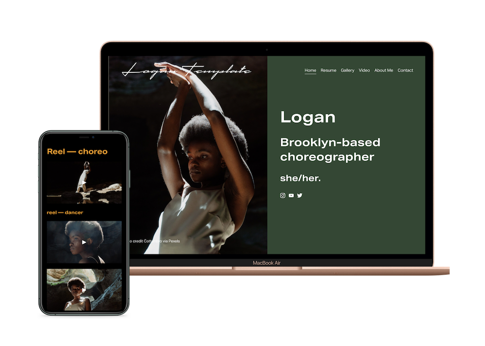 Logan, a Squarespace Template for Actors — ECP Designs Logan, a Squarespace Template for Actors — ECP Designs
