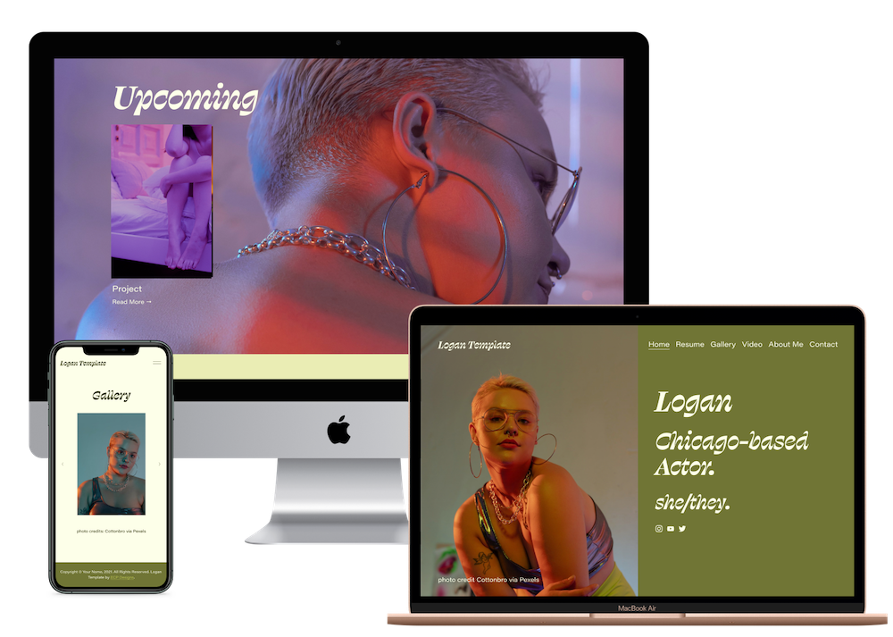 Logan, a Squarespace Template for Actors — ECP Designs Logan, a Squarespace Template for Actors — ECP Designs