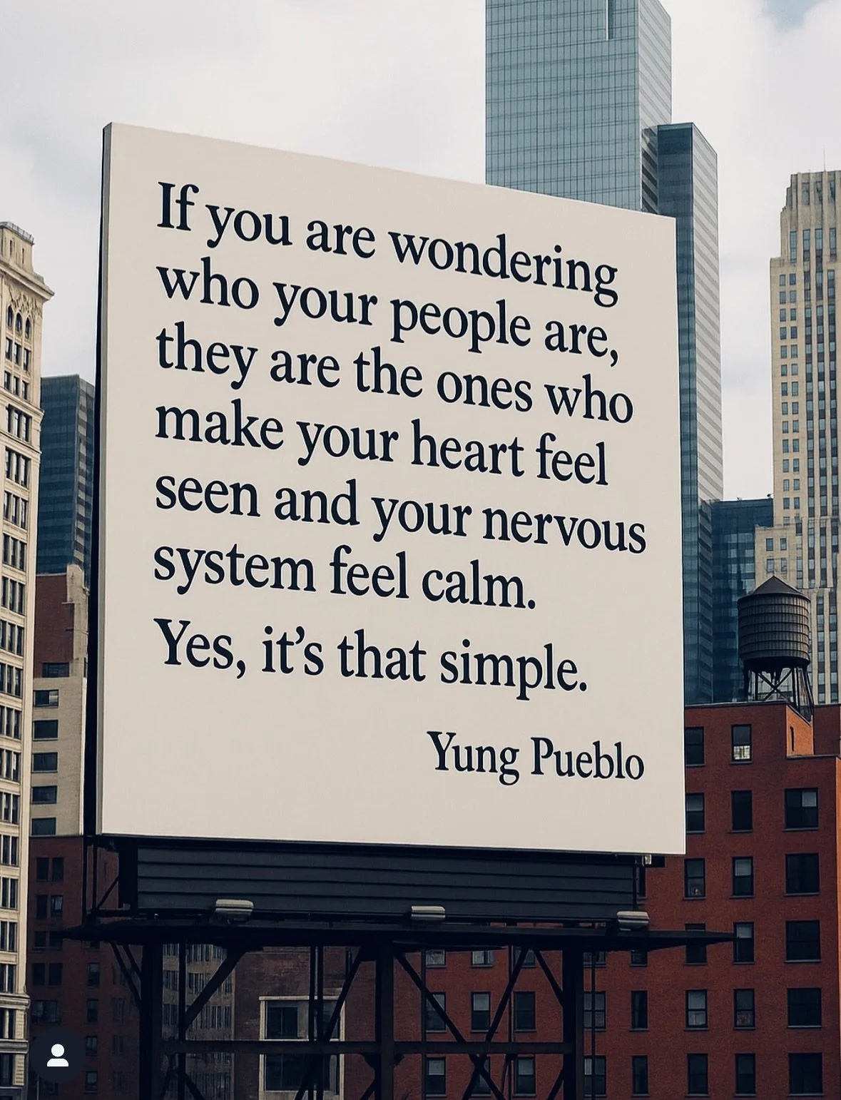 Dropping this reminder in case you needed it: Your people aren&rsquo;t just the ones who love you, they&rsquo;re the ones your body recognizes as safe. 💕

&mdash;Kim Burris, LMFT | Founder, The Holistic Counseling Center | As seen in Vogue, Bustle &