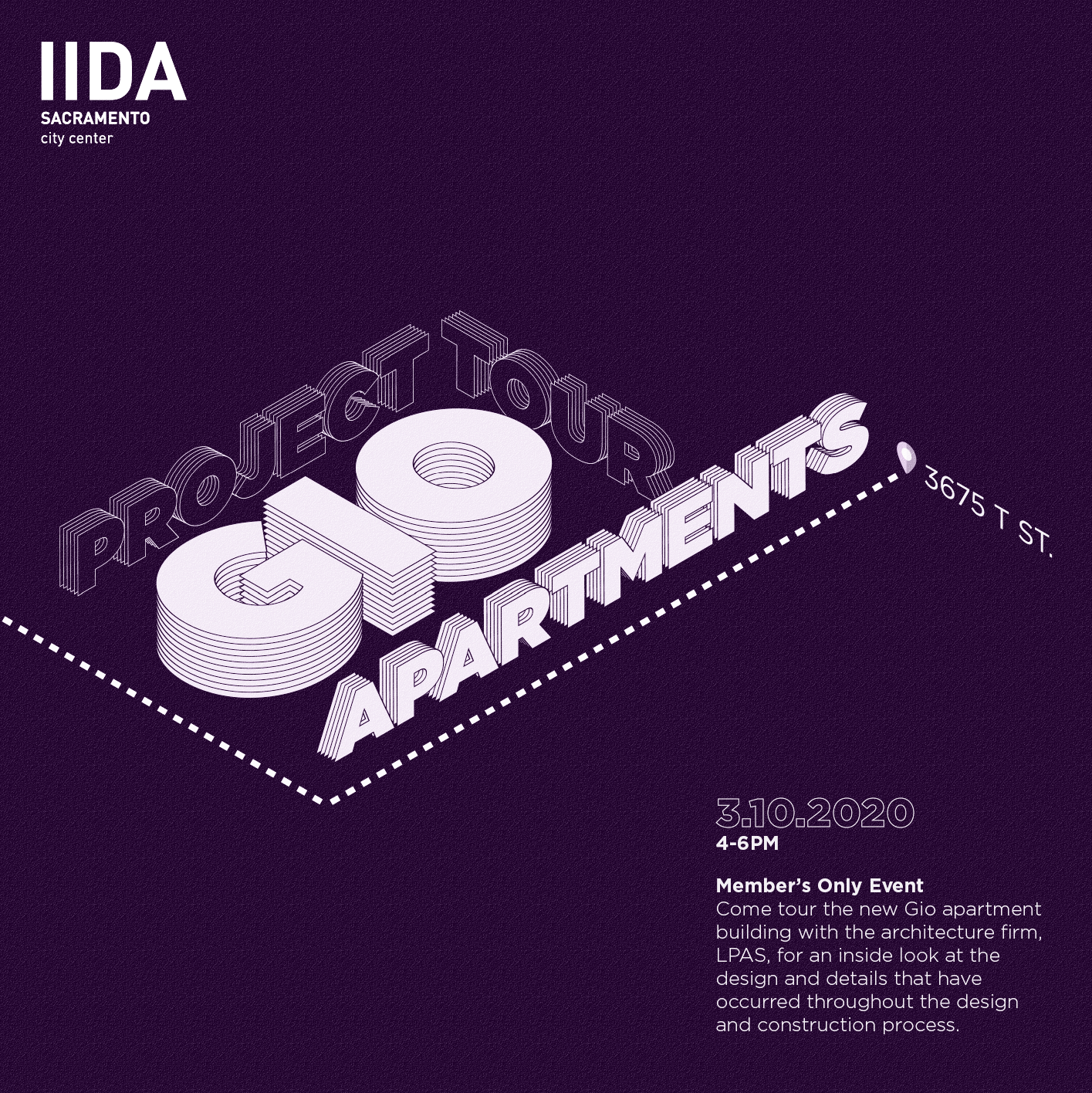 Event Flyer for IIDA | Illustrator, Photoshop