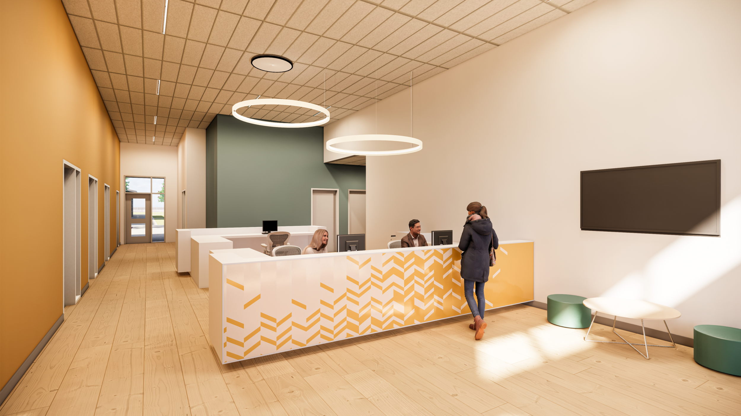 Admin Reception and Lobby