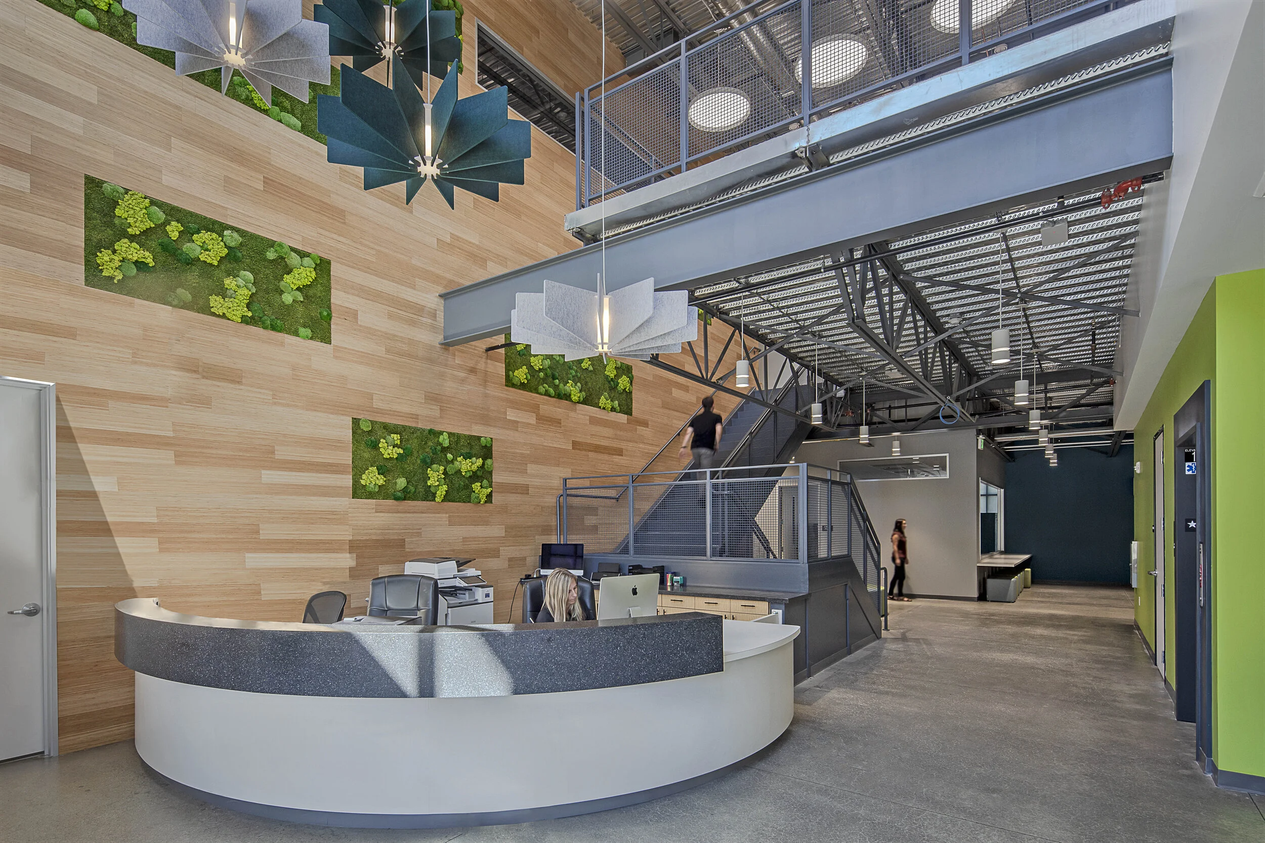 Building Entrance and Reception
