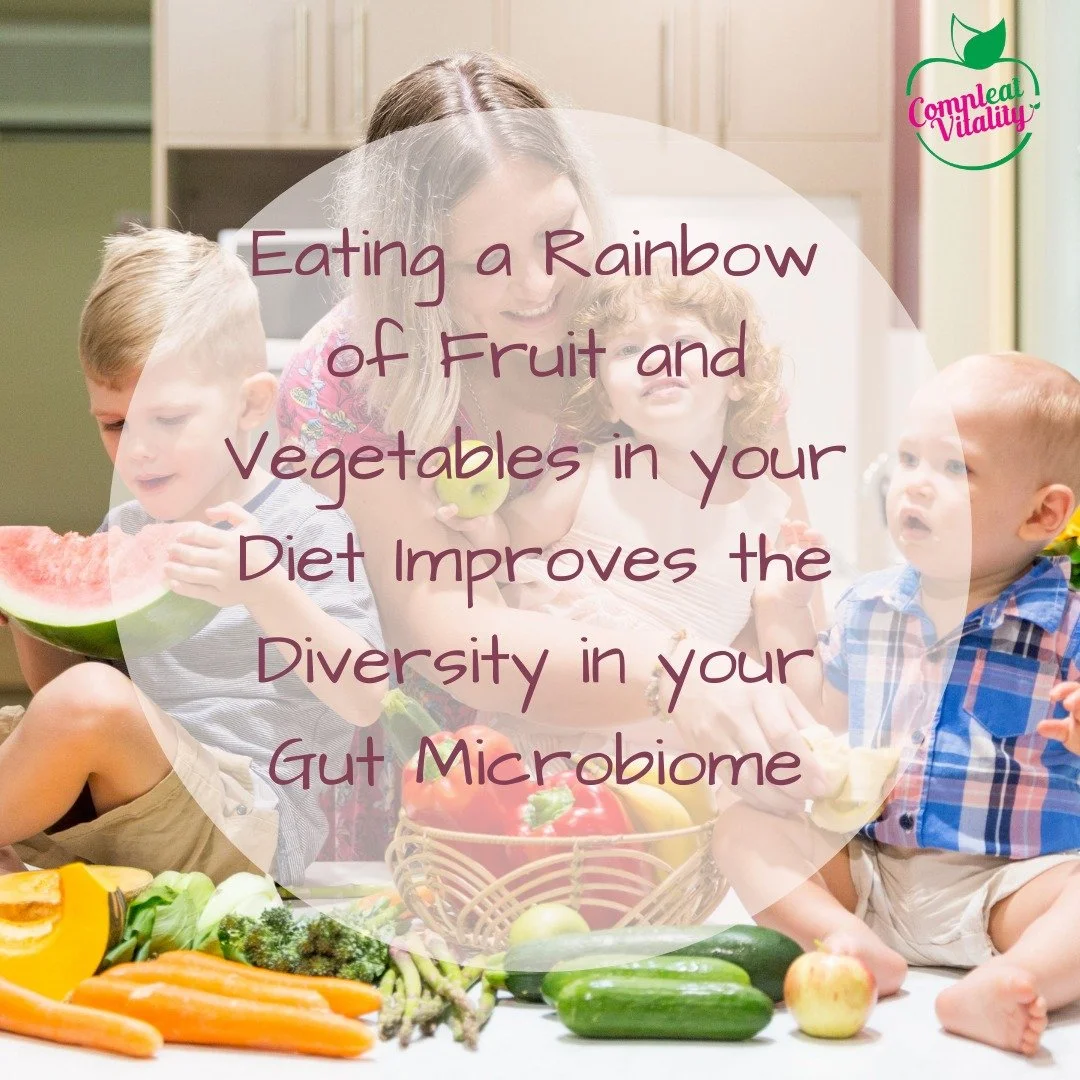 🌈 RAINBOW CHALLENGE 🌈

Your gut LOVES diversity &mdash; and the best way to feed your microbiome is by eating a rainbow of fruit and veggies every single day. 🥦🍓🥕🍆🥬

💡 Challenge for today: How many colours have you eaten so far?

✅ Red
✅ Oran