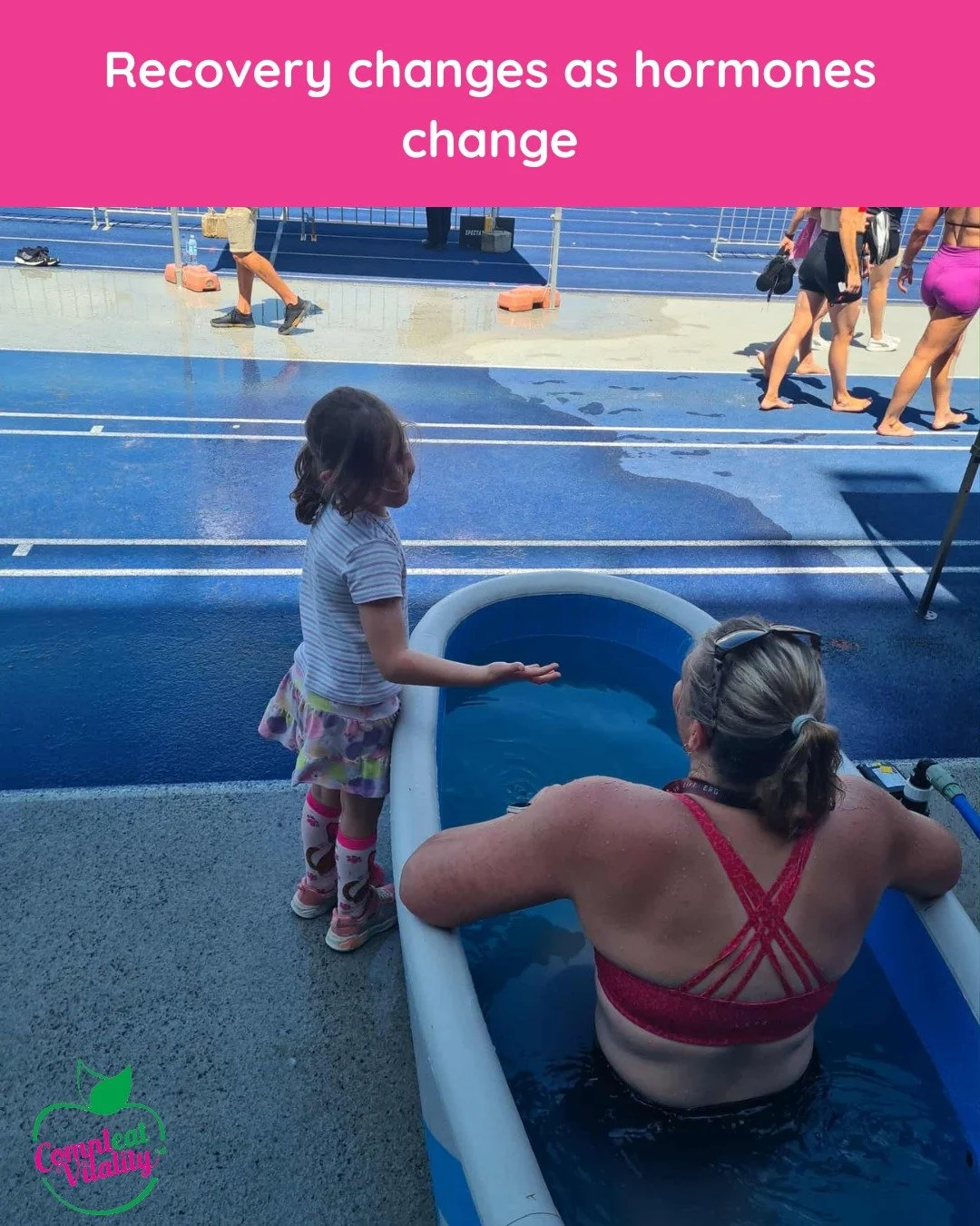 Recovery changes as hormones change.

Poor sleep, soreness that lingers, and fatigue aren&rsquo;t signs of weakness &mdash; they&rsquo;re signs the body needs support.

Recovery nutrition, stress management and adequate fuel become more important, no