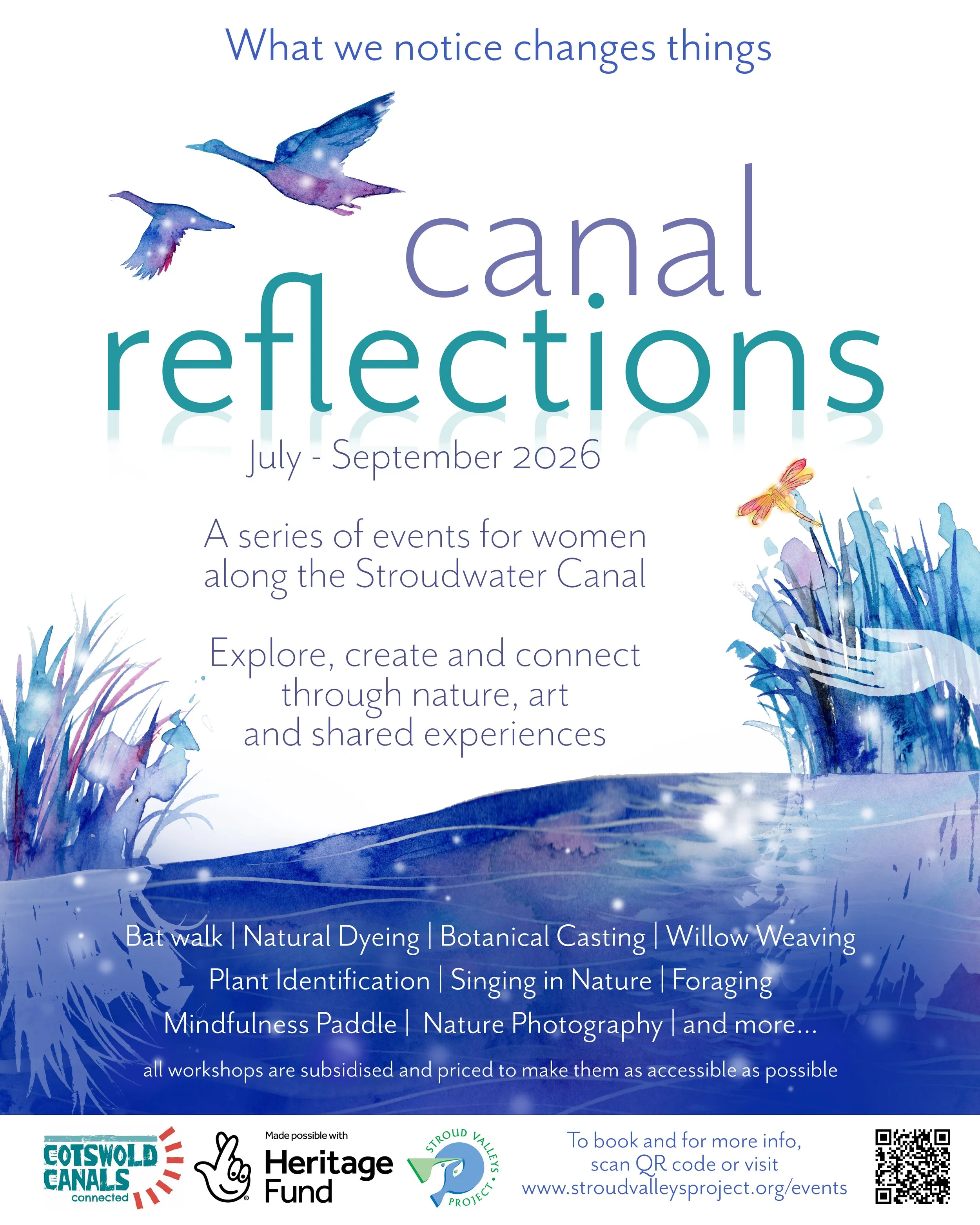 Canal Reflections summer events