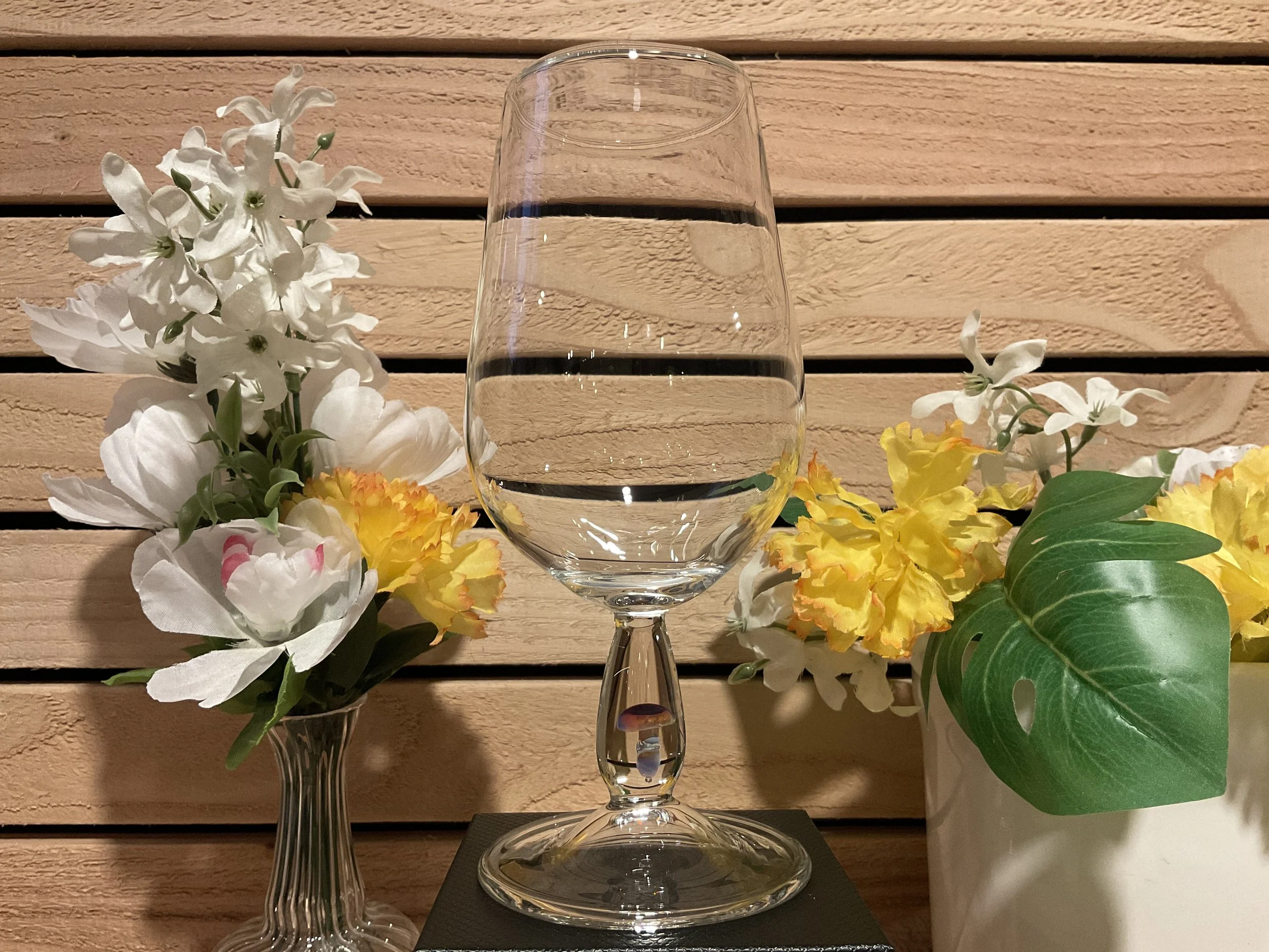 Mushroom stem wine cup - #3 Implosion mushroom