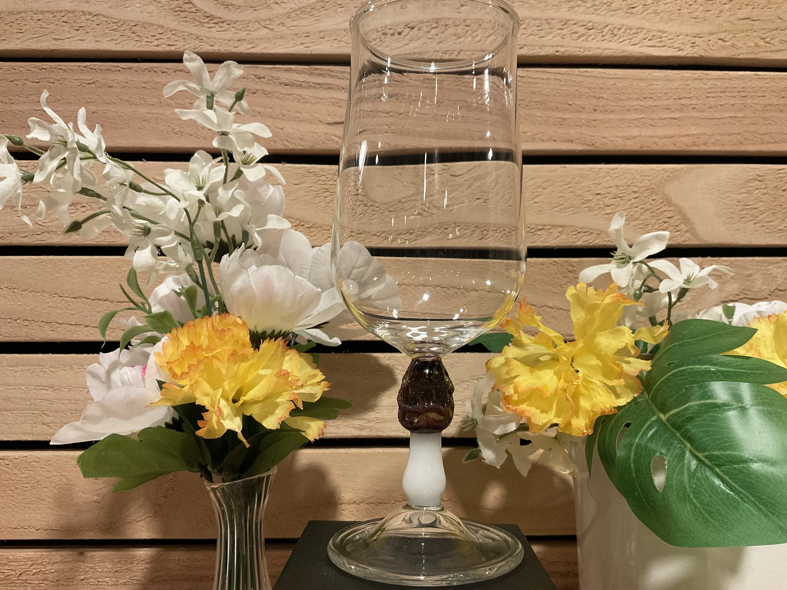 Morel Mushroom stem wine cup