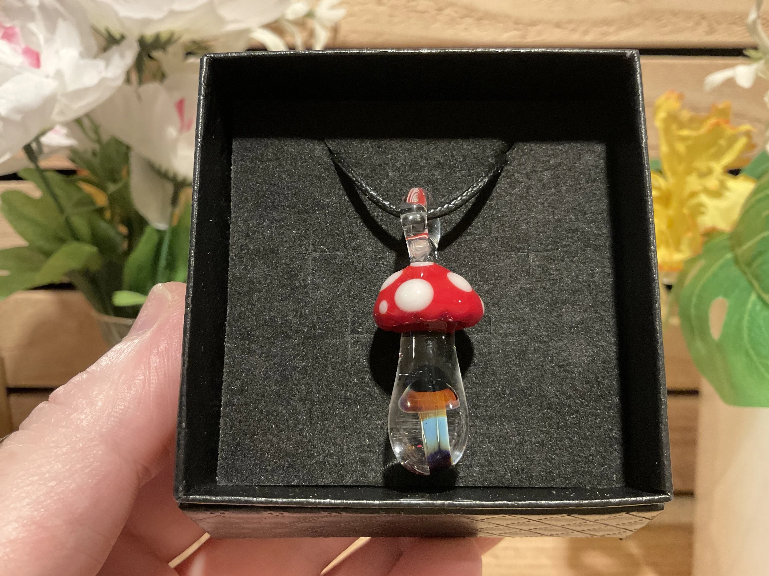 Mushroom inside Mushroom pendant - A.P.