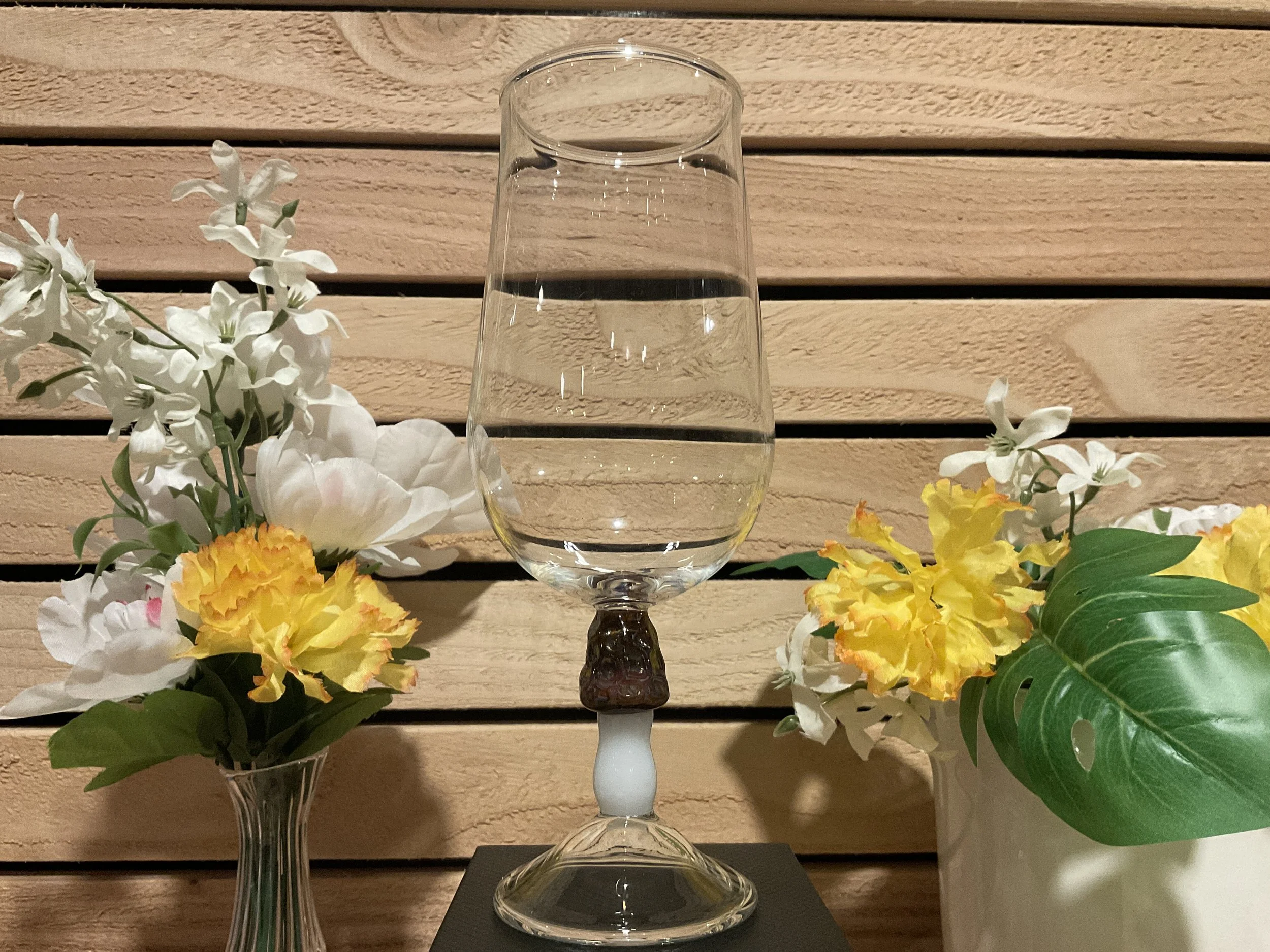 Morel Mushroom stem wine cup