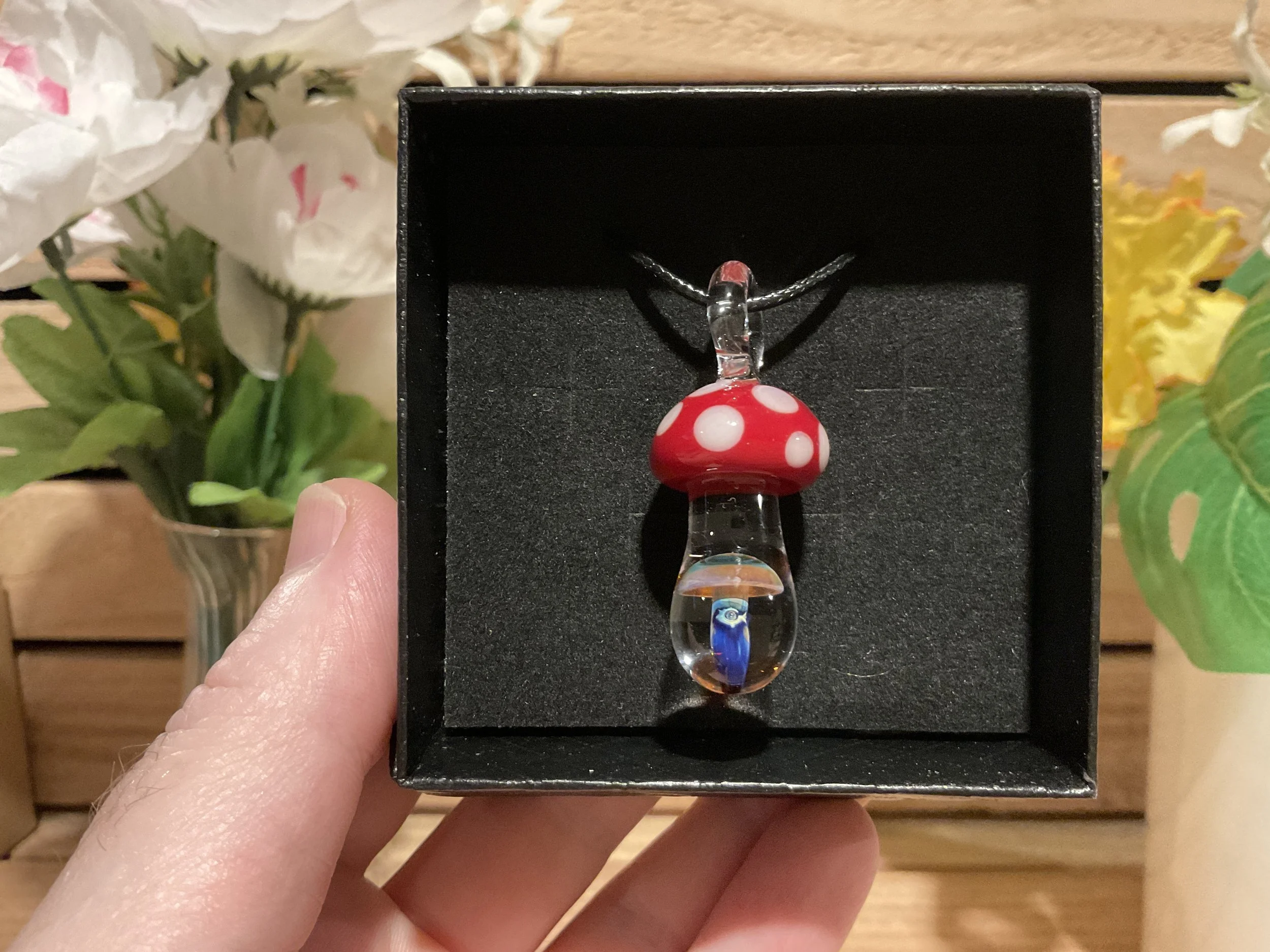 Mushroom inside Mushroom pendant - A.P.