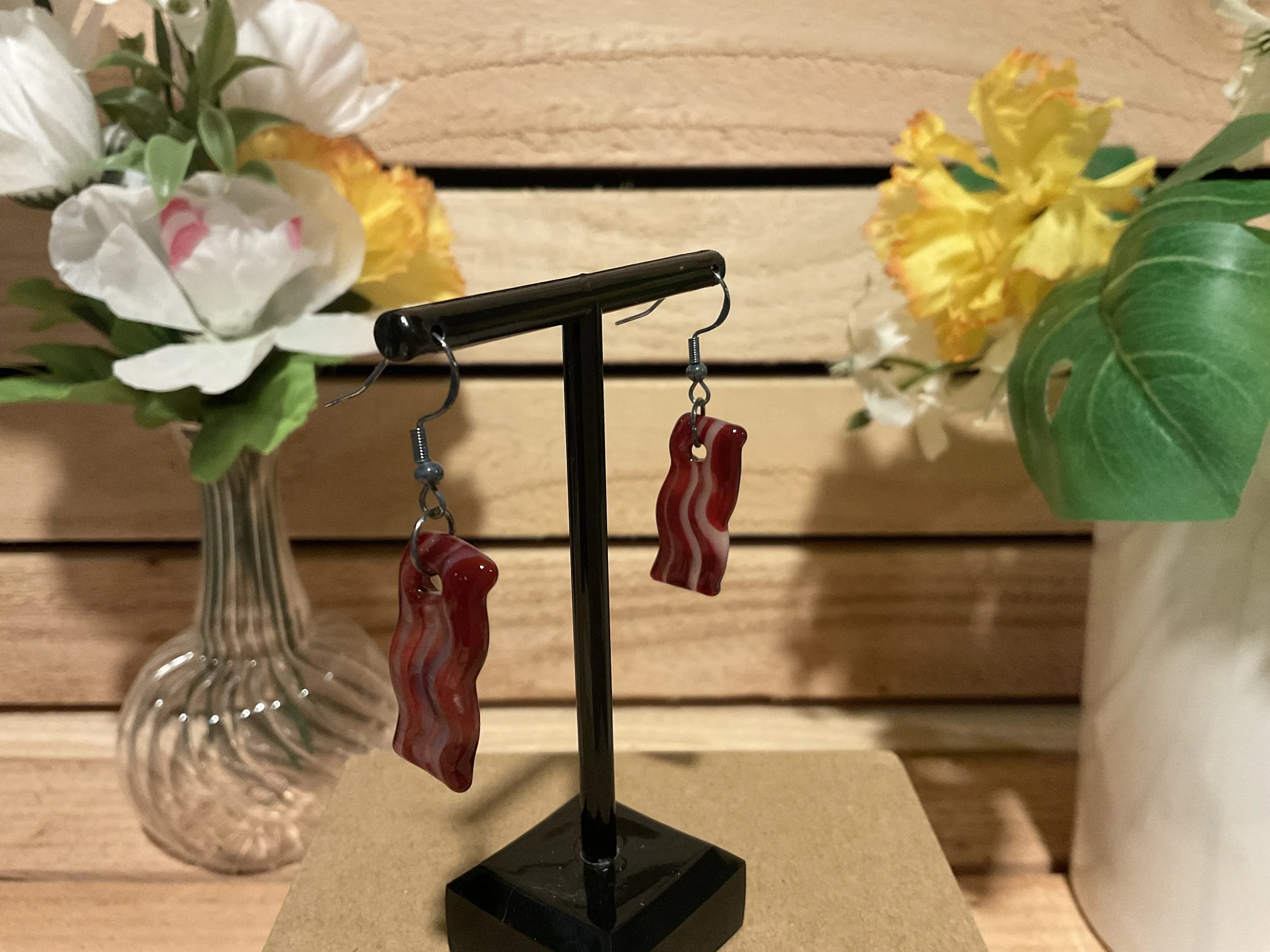 Bacon Earrings