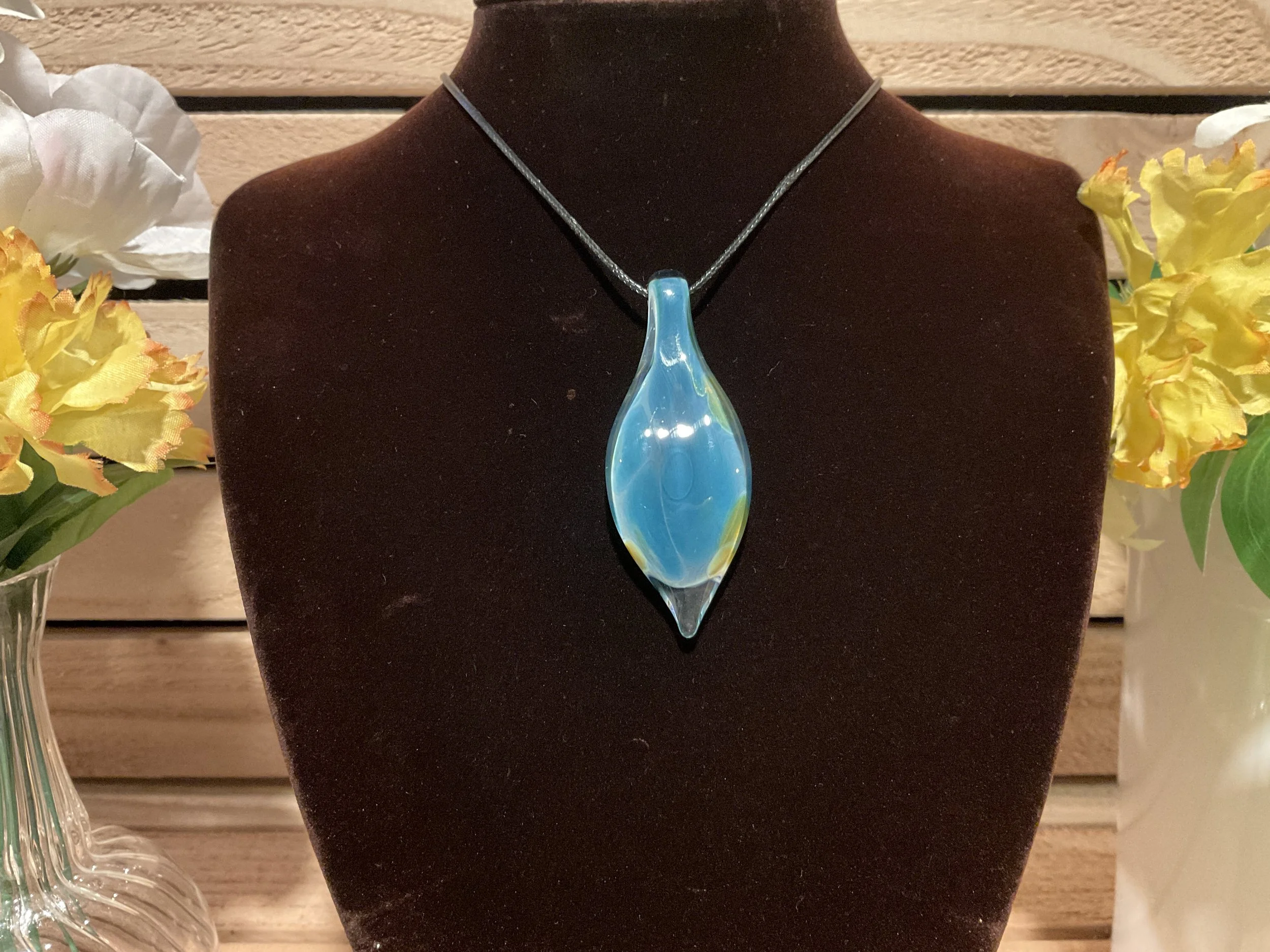 Drip pendant - Turquoise color