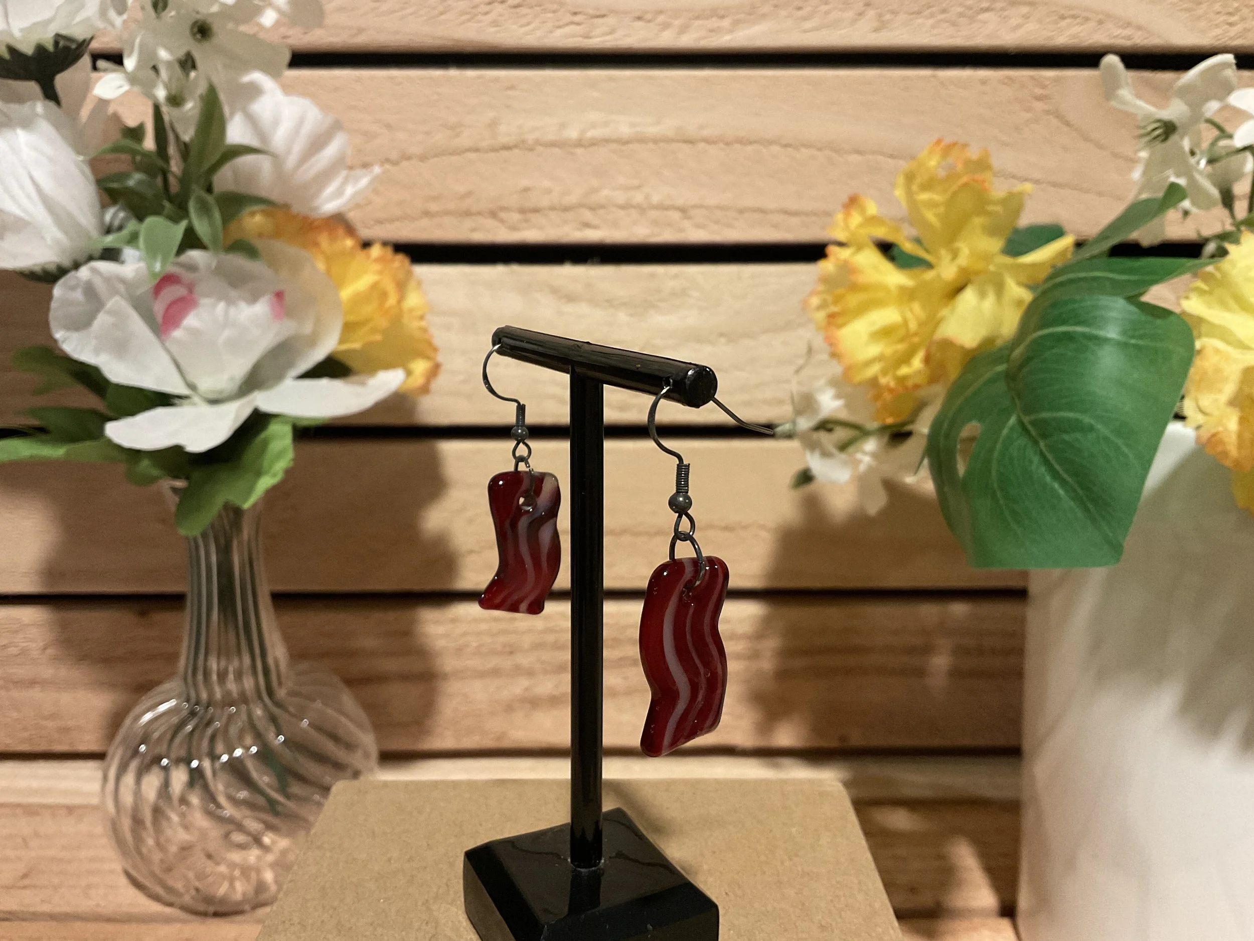 Bacon earrings “set # 3”