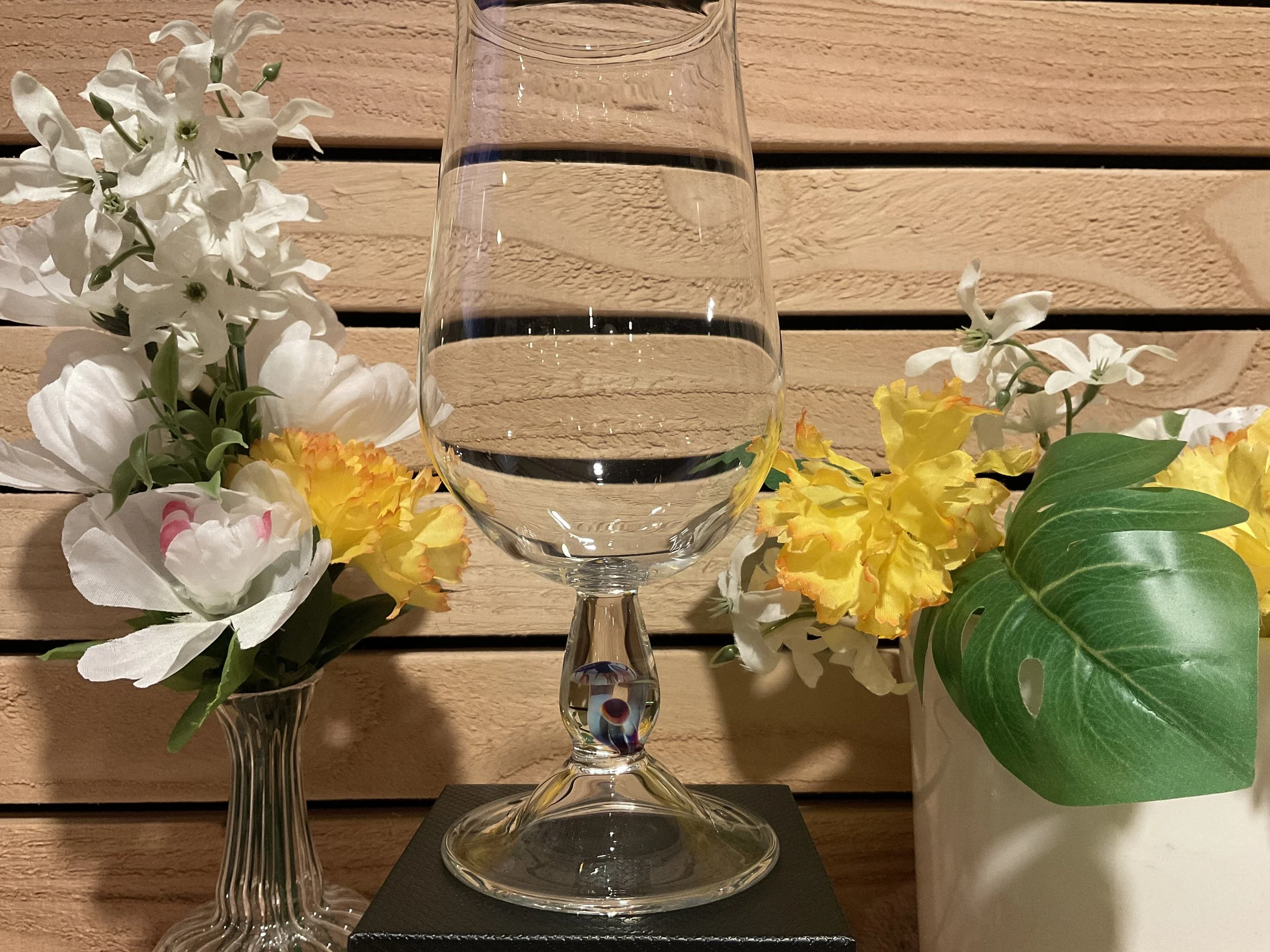 Mushroom stem wine cup - #1 Implosion tripple mushroom