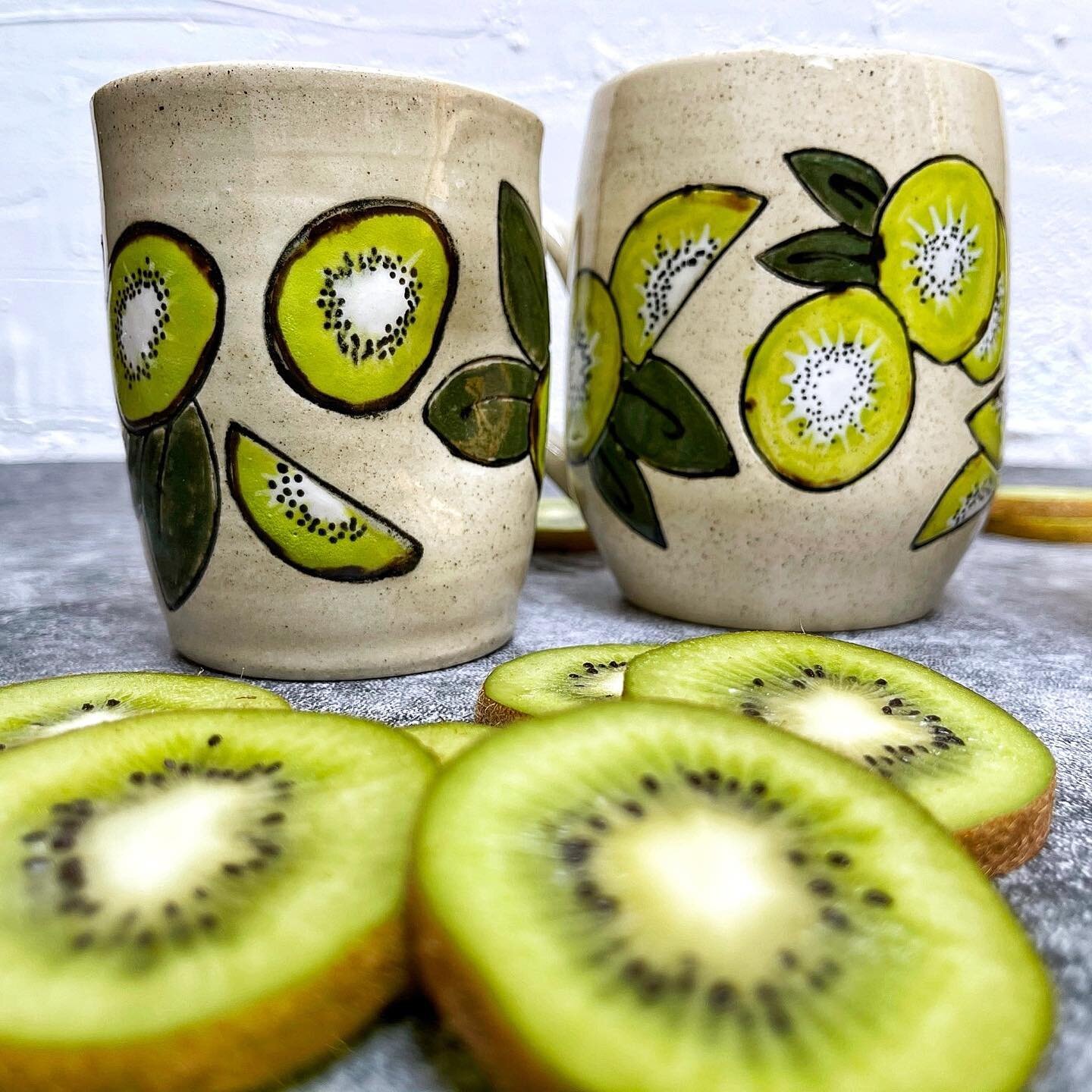 Throwing a LOT of vessels to become the next fruit tumblers and mugs today. I'm working on new designs for pear, apple, grapefruit, and strawberry.⁠⁠
⁠⁠
These will probably be available in August - what kinds of fruit do you want to see?⁠⁠
⁠⁠
#handma