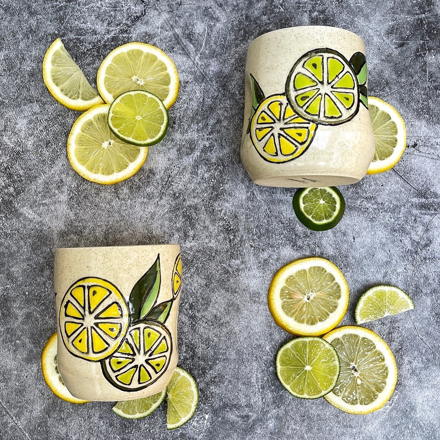 Making some lemonade to handle this extremely hot and muggy June day.⁠ 🥵⁠
⁠⁠
When life gives you lemons- make them into ceramics!⁠🍋⁠
⁠⁠
⁠⁠
#handmade #studio #pottery #pottersofinstagram #clay #wheelthrown #madeinAstoria #stoneware #ceramics #instap