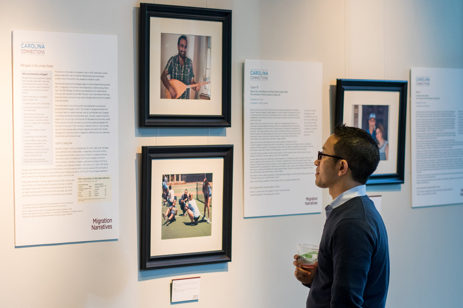 "Carolina Connections" on view. Photo by Alicia Stemper. 