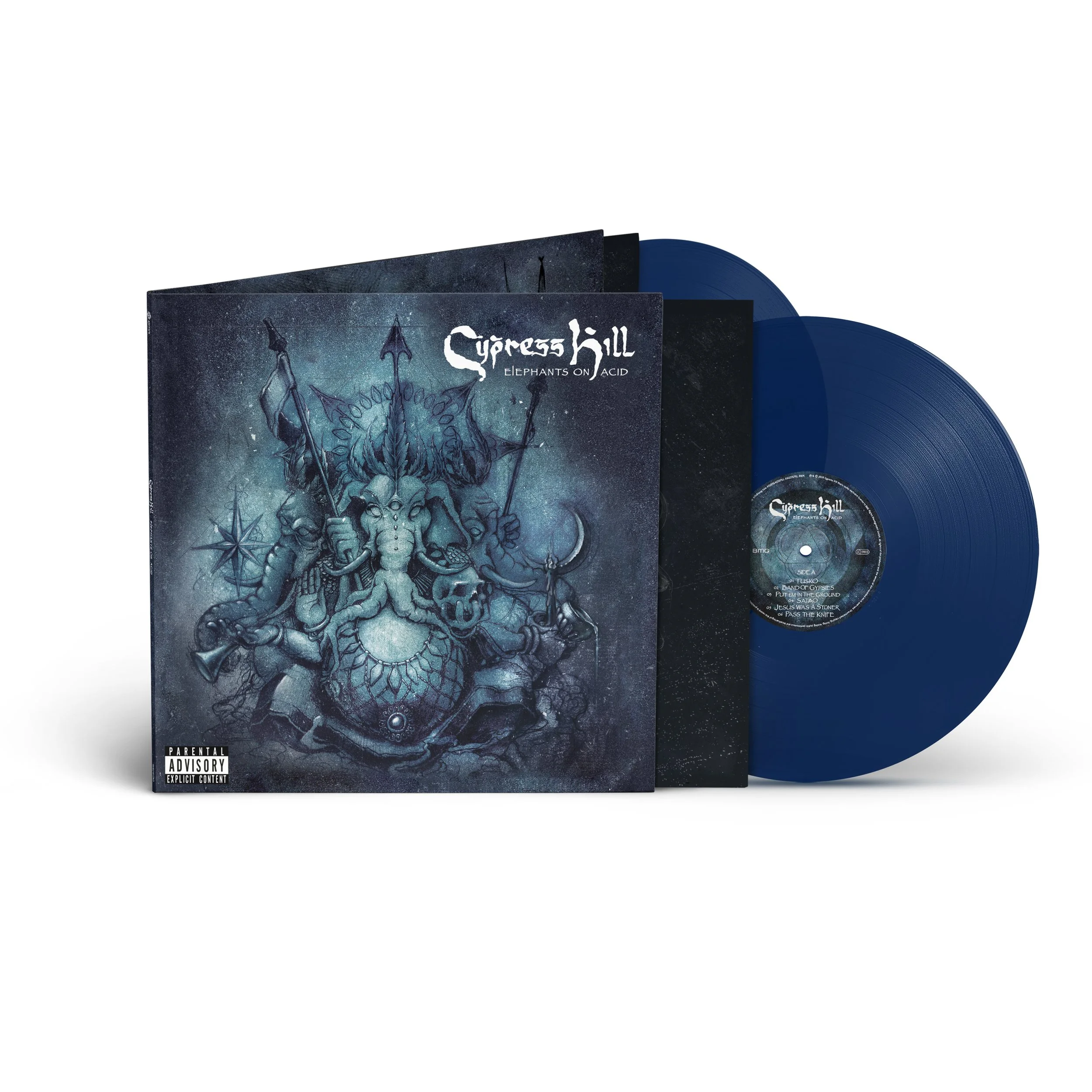 CYPRESS HILL LP: Elephants on acid (Dark Blue Translucent vinyl) ***Release date 23rd October 2026***