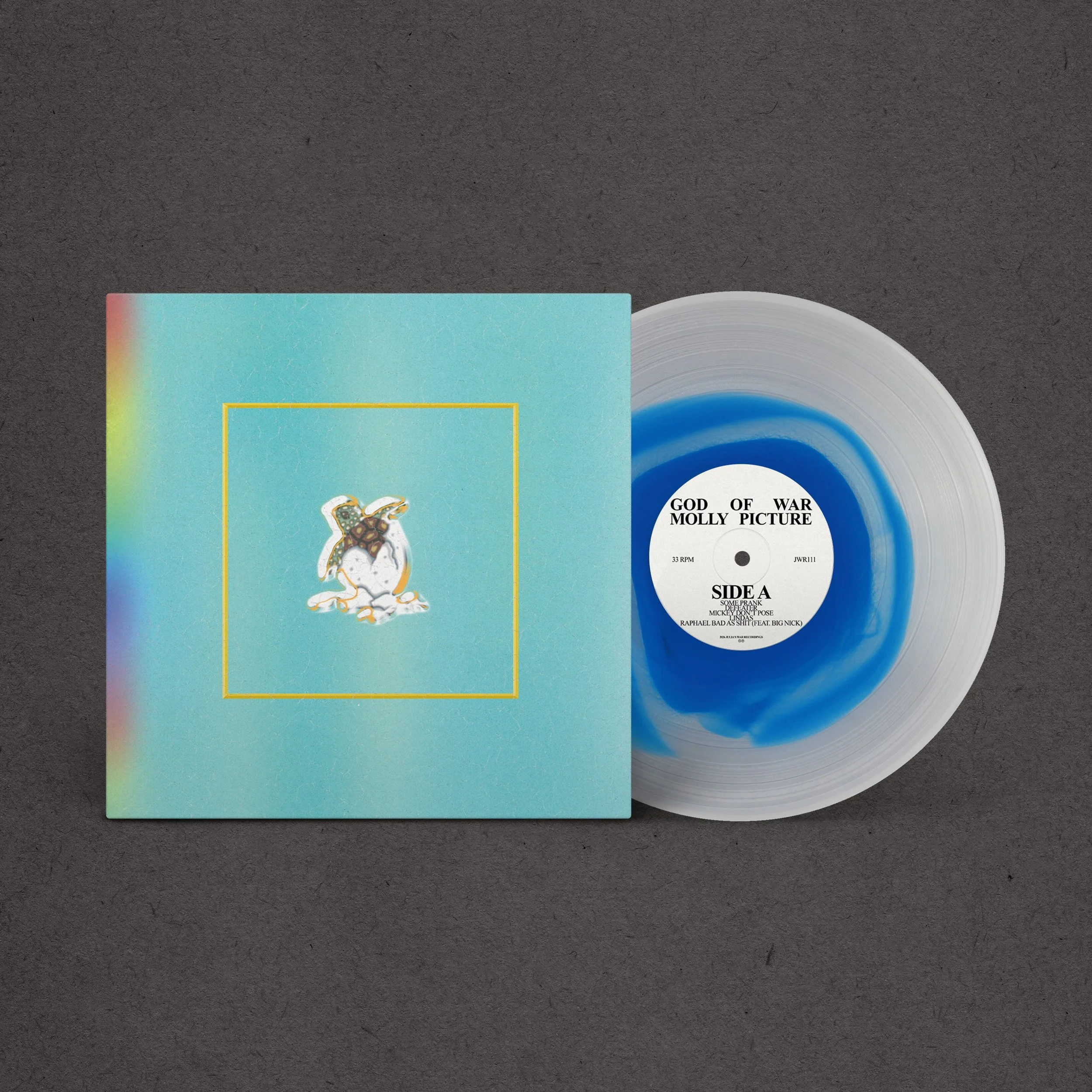 God of War LP: molly picture (Blue in Clear) *** Release date 30th October 2026 ***