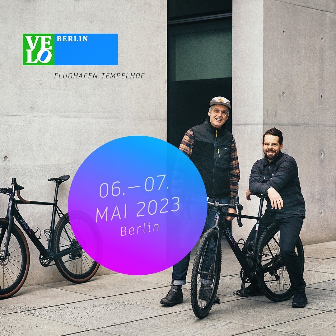 Und weil&acute;s so sch&ouml;n war&hellip; sehen wir uns direkt auf der @veloberlin wieder.

Wann: 06. &ndash; 07. Mai 2023

Wo:
Flughafen Tempelhof
Gravel Area (Au&szlig;engel&auml;nde)
direkt neben dem @the_gravel_club 

Und wir haben etwas ganz be