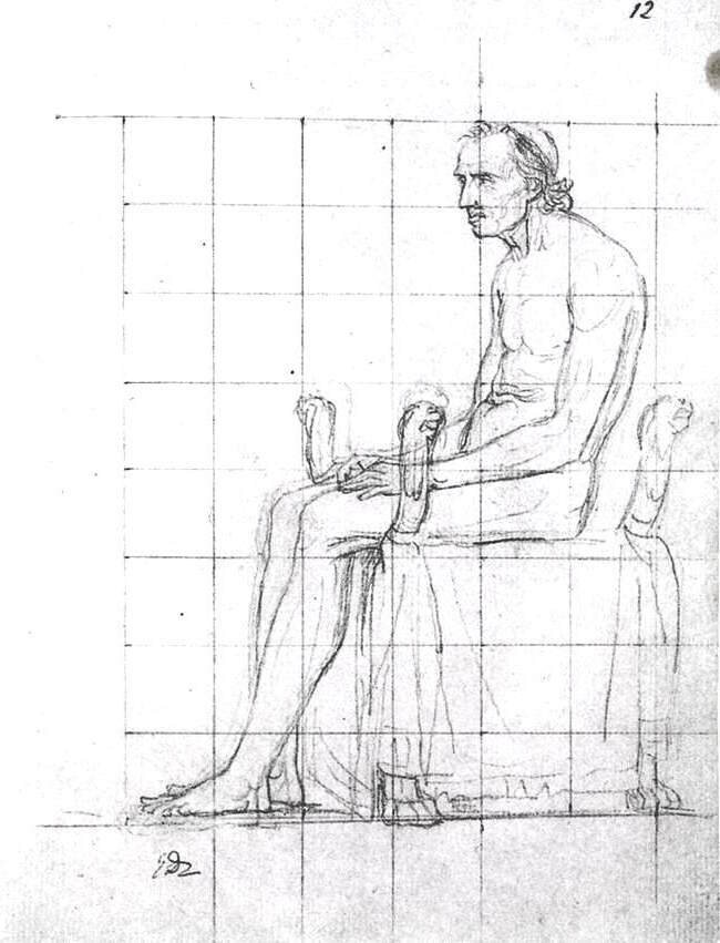 Jacques Louis David Nude Of Pope Pius VII.JPG