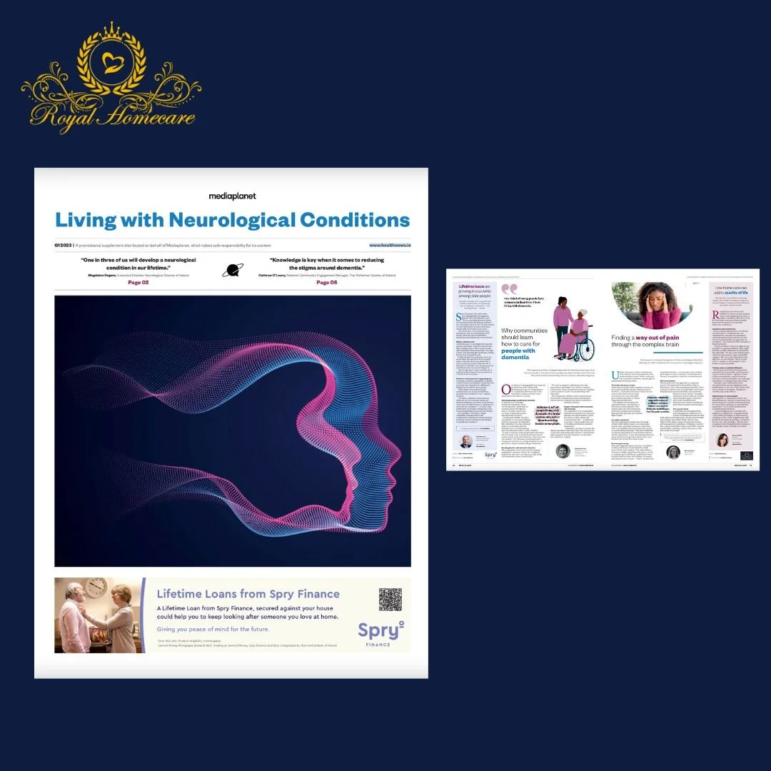 Royal Homecare Features in the Irish Independent for Brain Awareness Week 2023