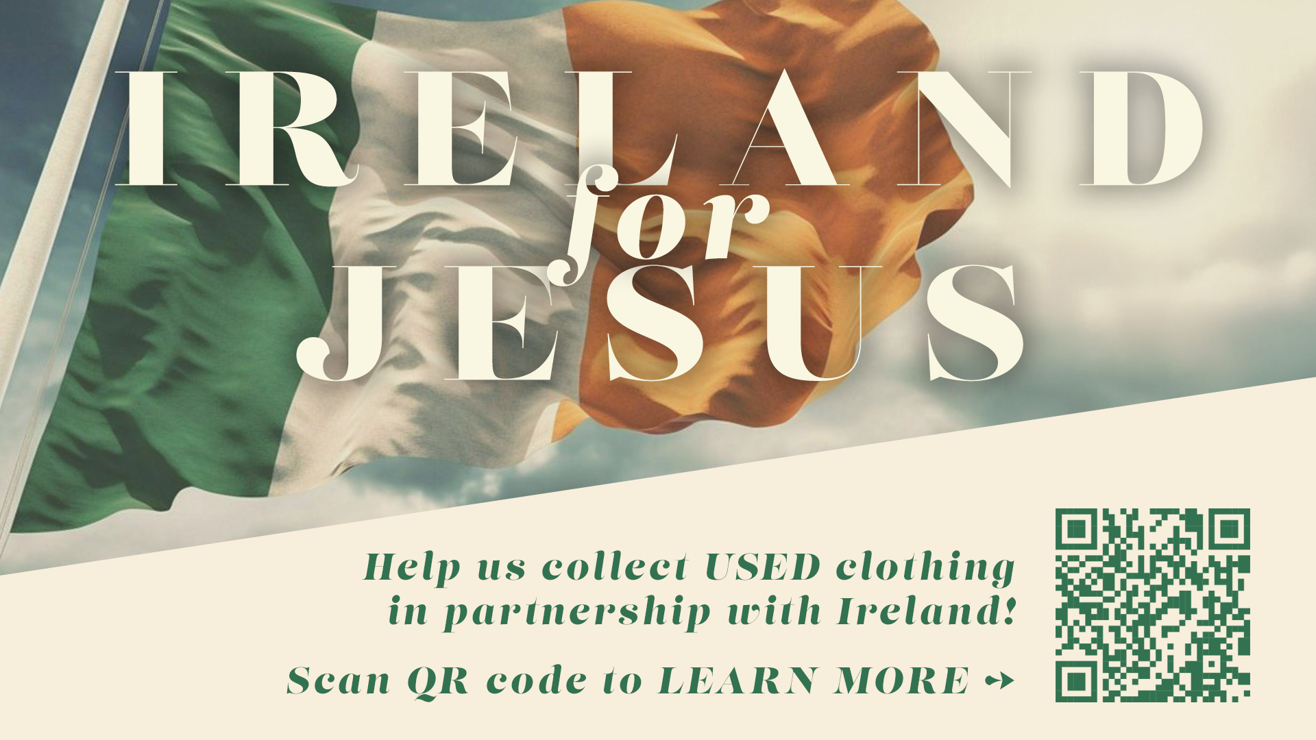 Ireland For Jesus Clothing Donation