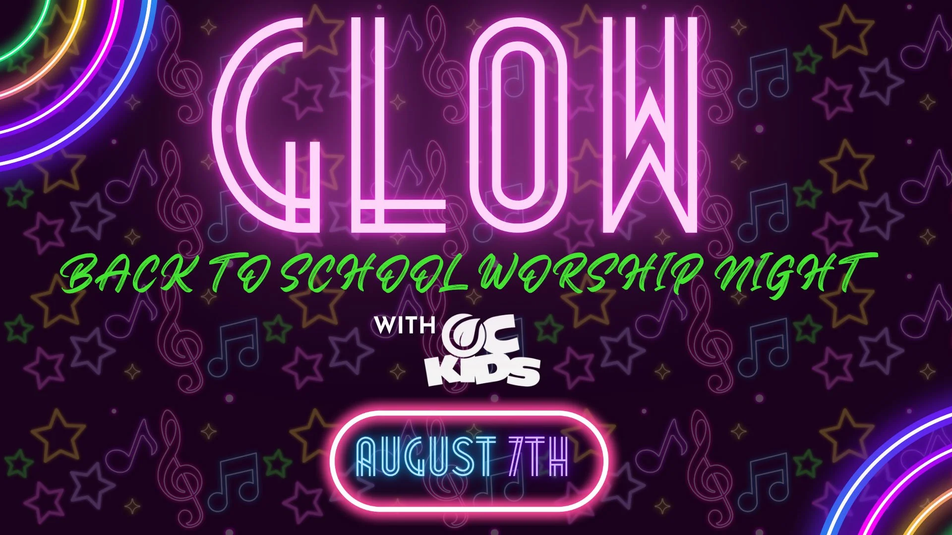 GLOW: OC Kids End of Summer Event