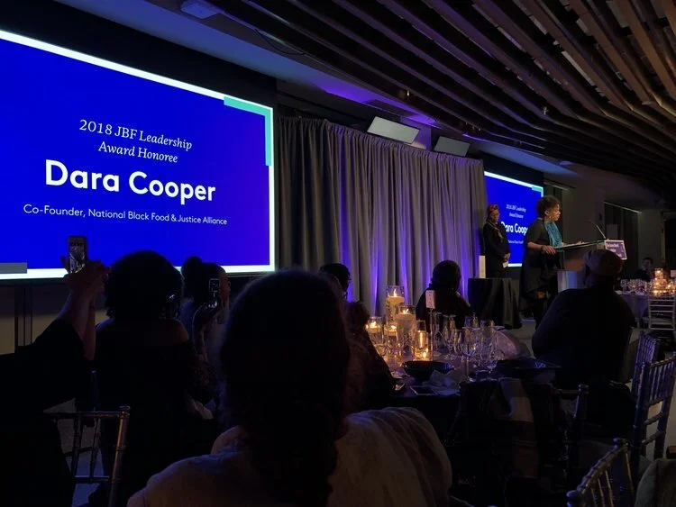 NBFJA National Organizer Acceptance Speech for James Beard Foundation Leadership Award
