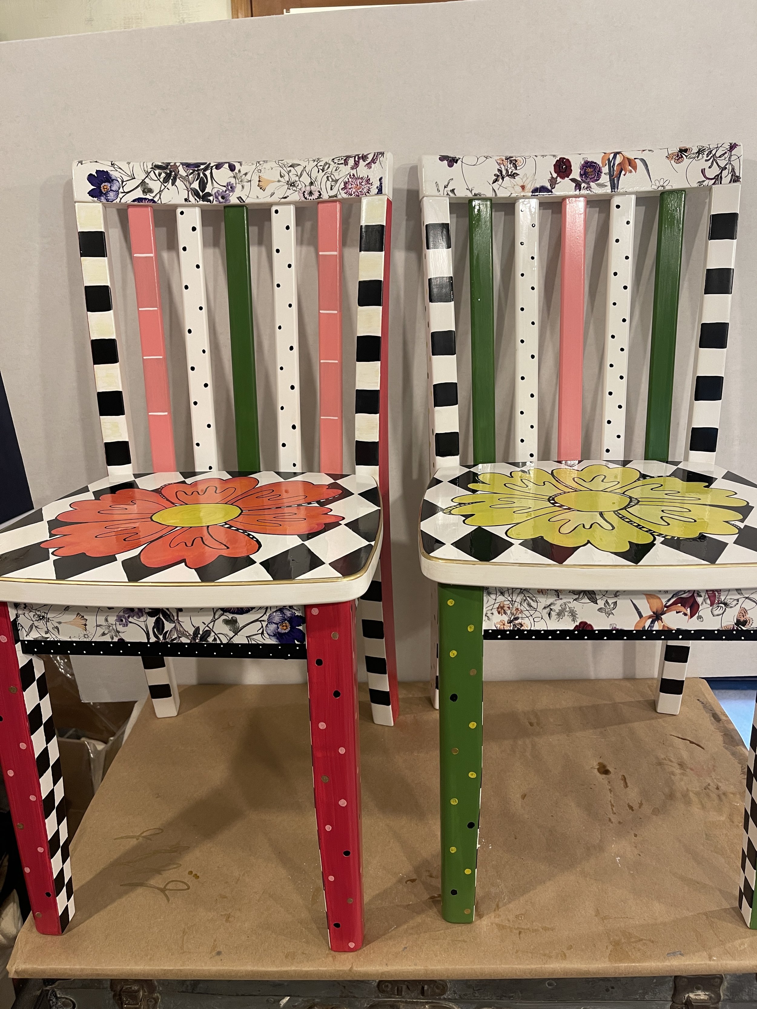 Chairs to match table for playhouse.