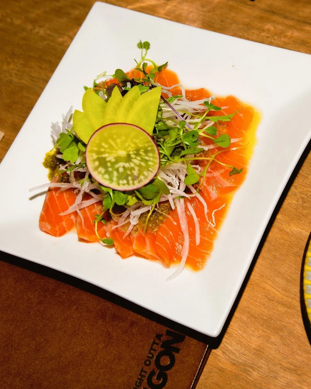 Sashimi with a kick... fresh, fiery, and totally irresistible 🌶️