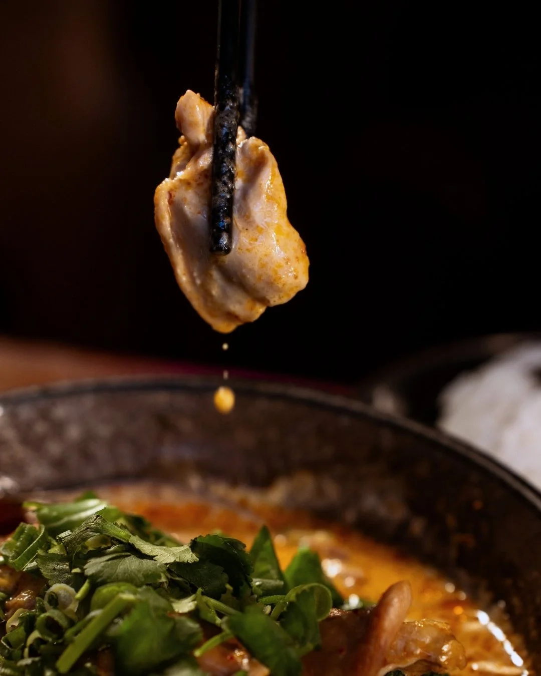 Chicken Vietnamese curry don't worry, there's a vegetarian option too