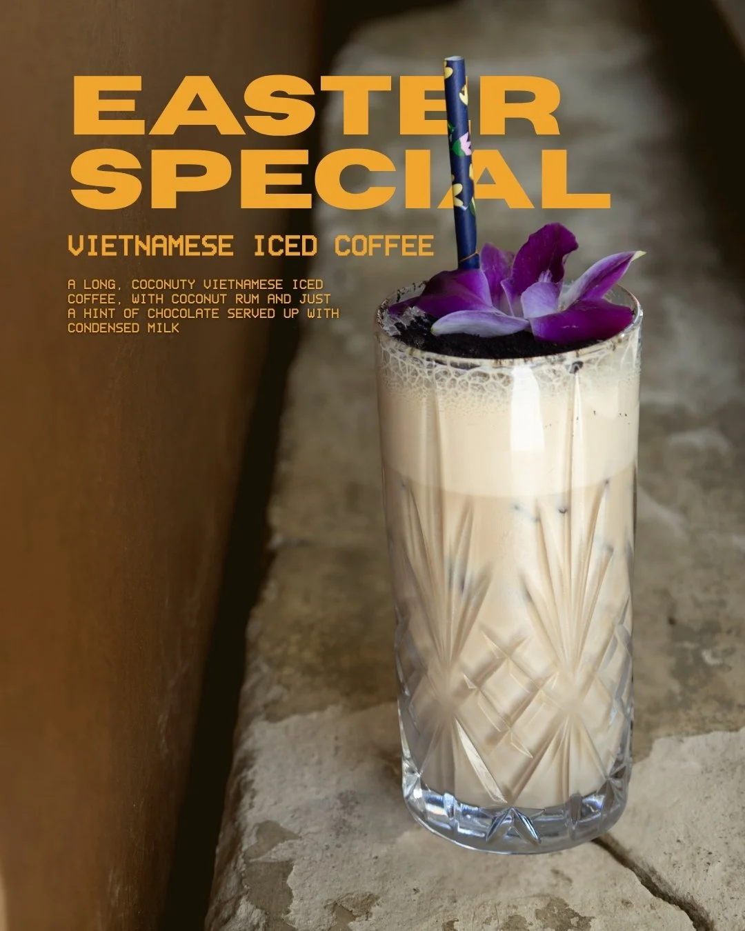 This easter we're celebrating with a new cocktail! Come and try it this weekend only