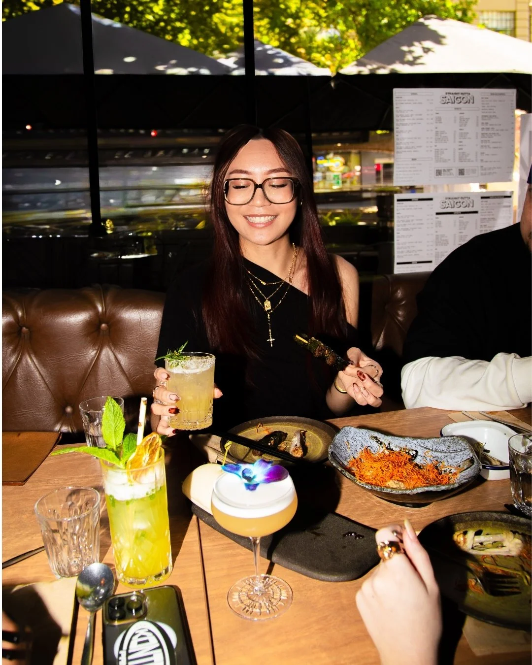 Try our Saigon Social, and you'll be smiling too! Enjoy 2 small, 2 large and 1 side for 2 people, all for just $49pp.