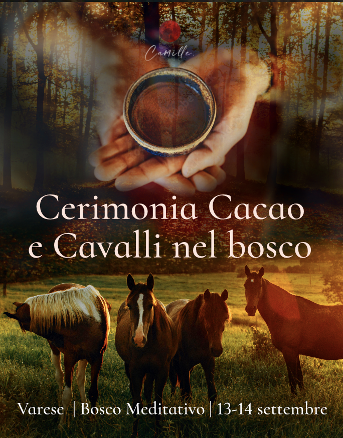 CERIMONIA CACAO E CAVALLI NEL BOSCO | MOVEMENT MEDICINE | CAMILLE BARRIOS | VARESE