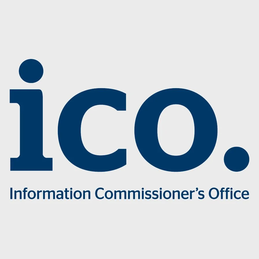 Logo for the Information Commissioner's Office featuring the acronym 'ico.' and the full name underneath.