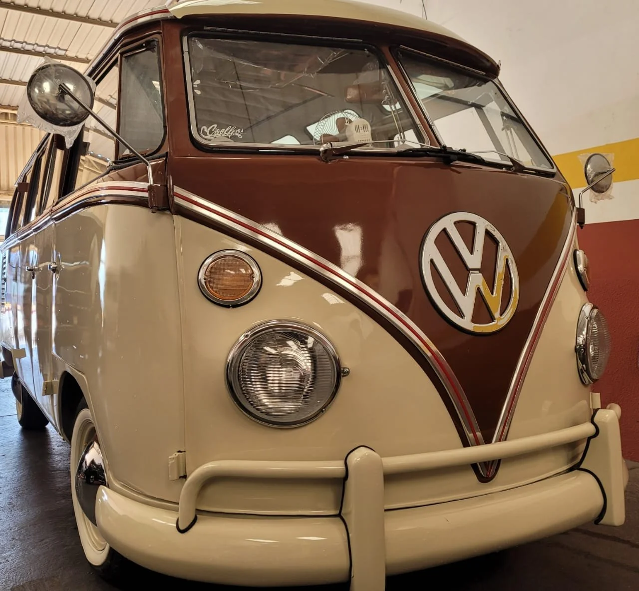 T1 split window bus samba replica 1971 — Brazilian Classic Cars