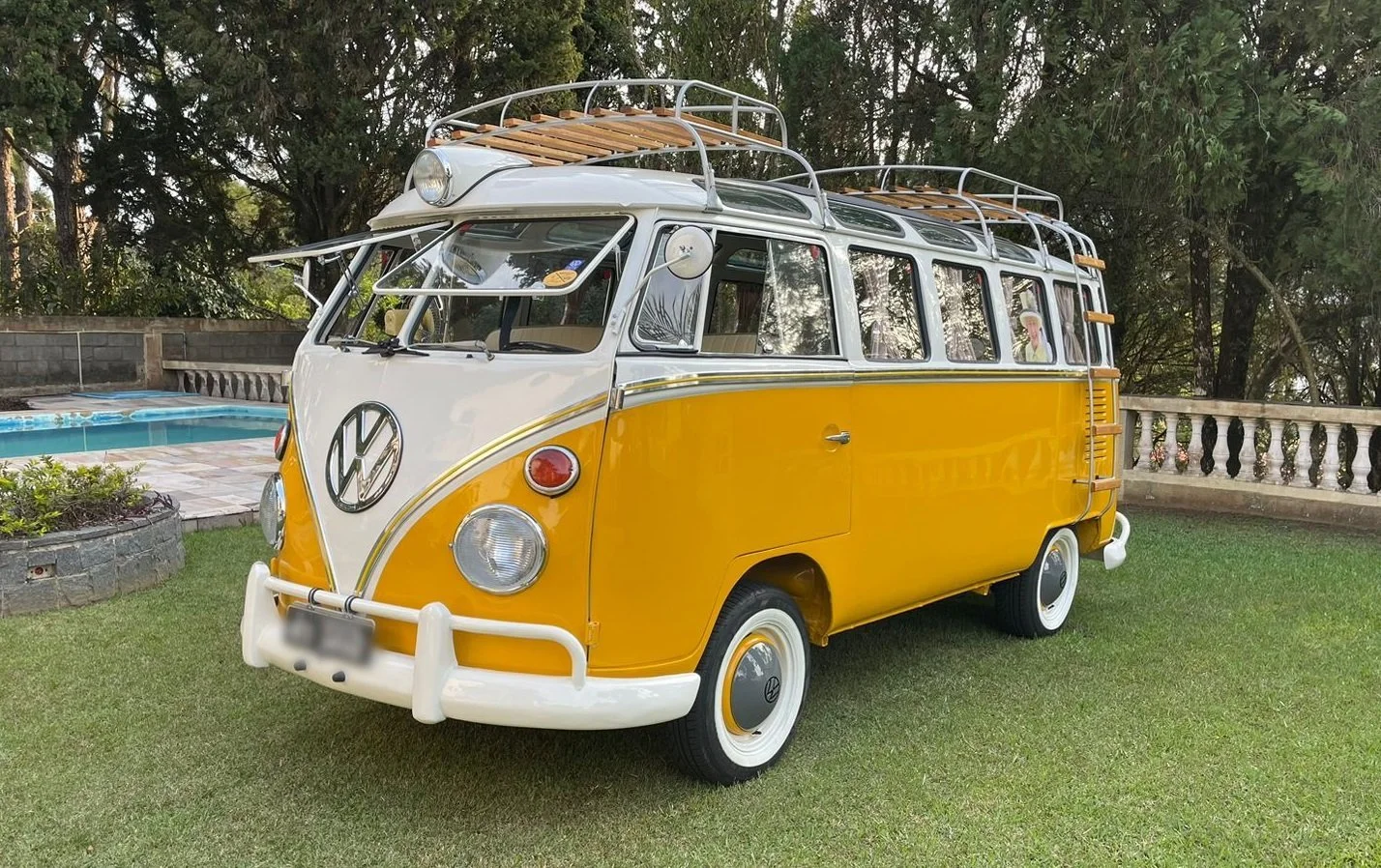 VW T1 splitwindow bus samba replica 1973 — Brazilian Classic Cars