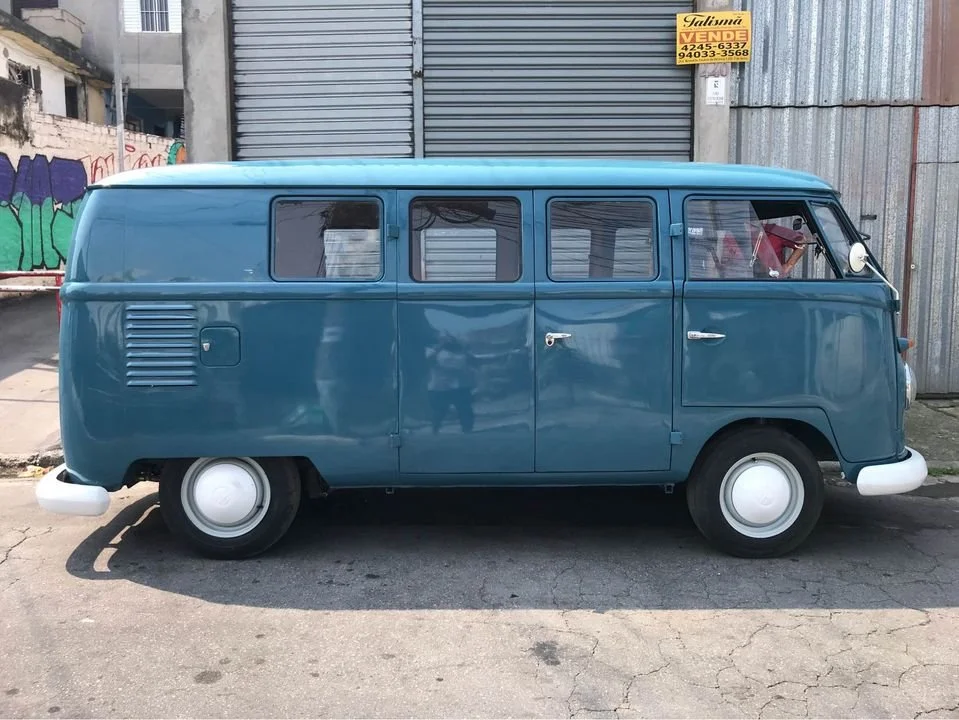 Modèle Réduit VW Combi T1 Split - Décoration Gulf Oil 1960 - Échelle 1:38 - Neuf Sous Blister
